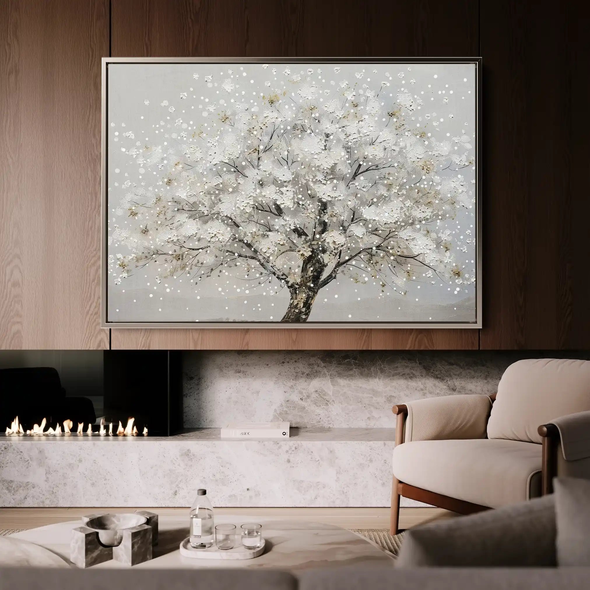Floral Canvas Wall Art WAD261-F 90 x 60 cm / Stretched on hidden frame