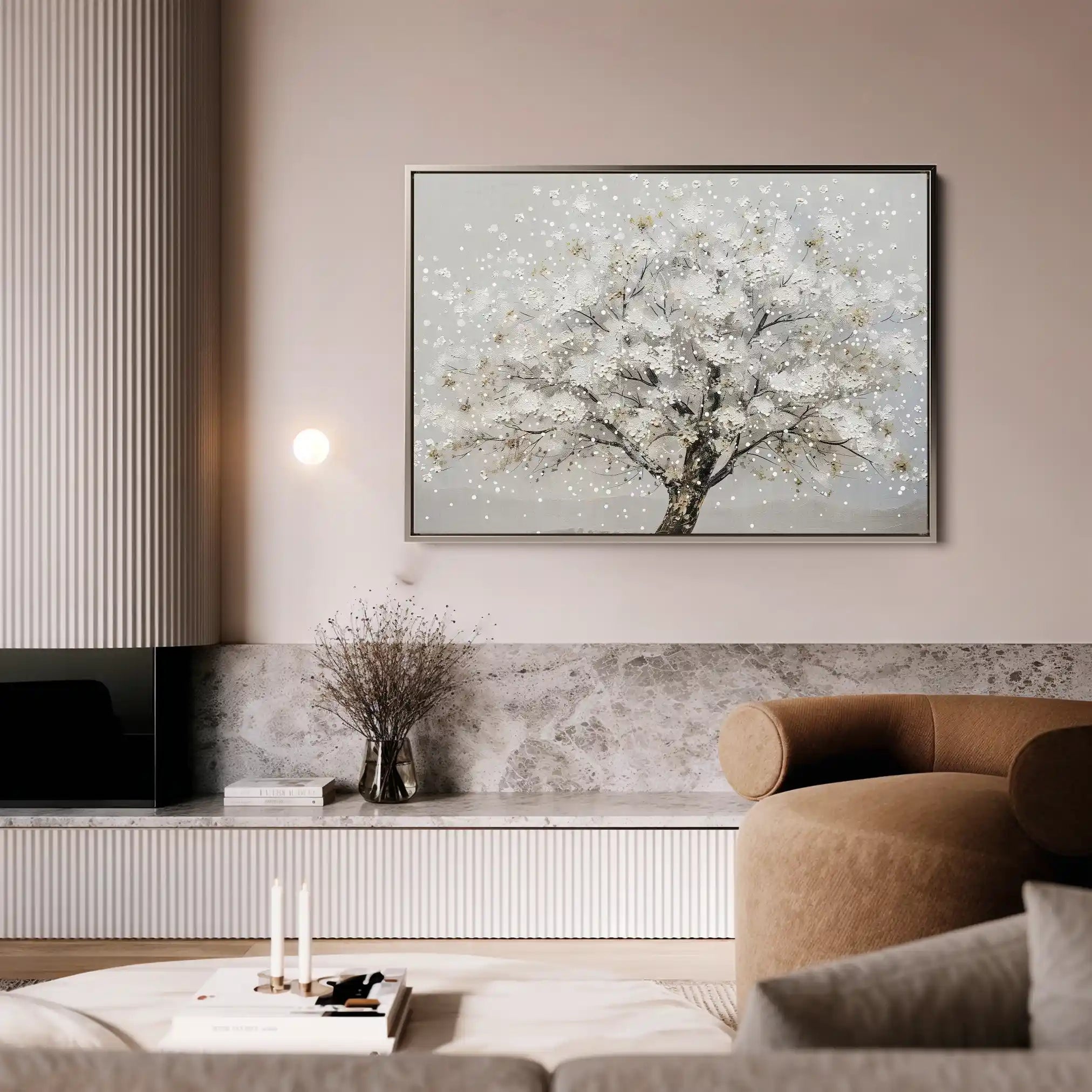 Floral Canvas Wall Art WAD261-F 90 x 60 cm / Stretched on hidden frame