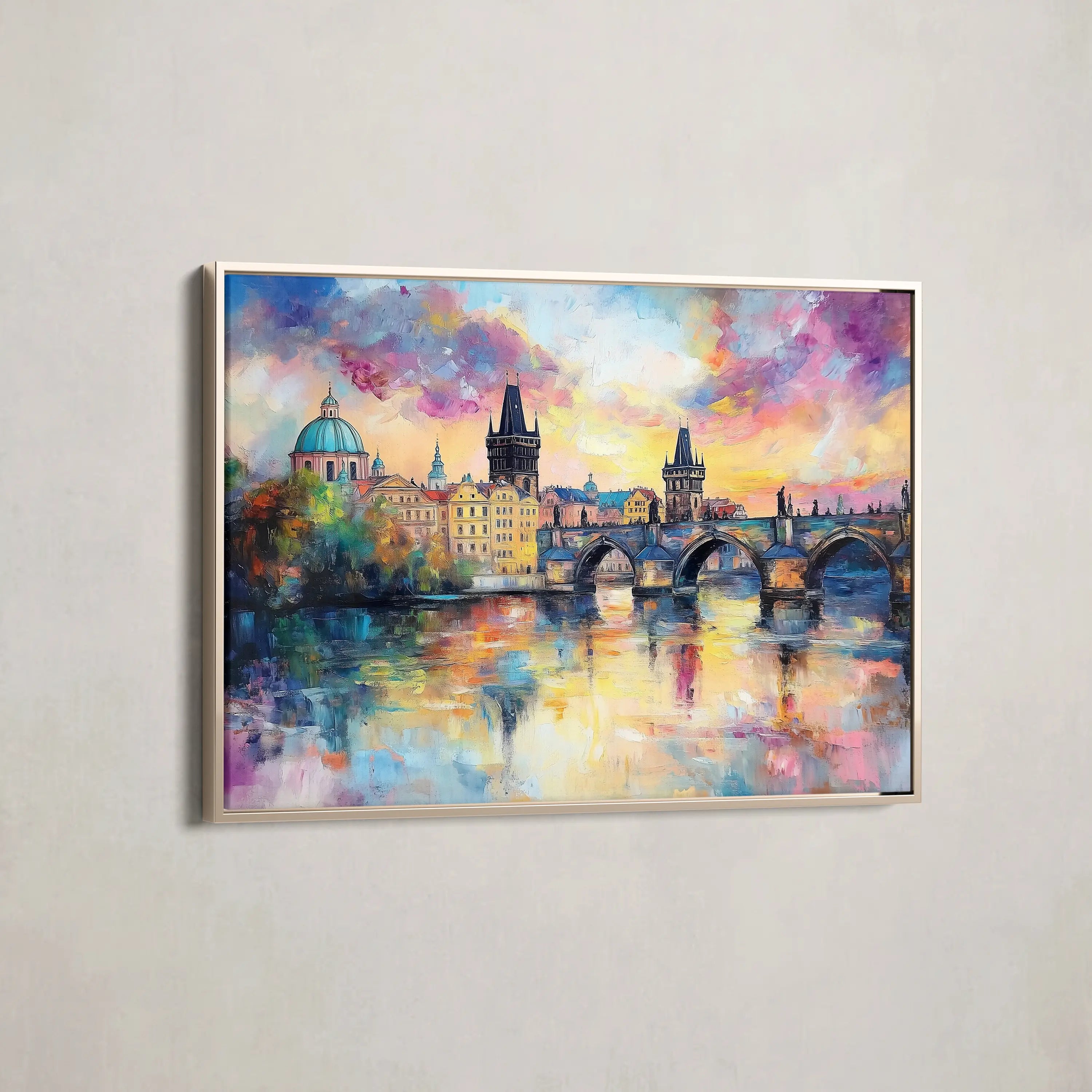 Landscape Canvas Wall Art WAD261-L 90 x 60 cm / Stretched on hidden frame