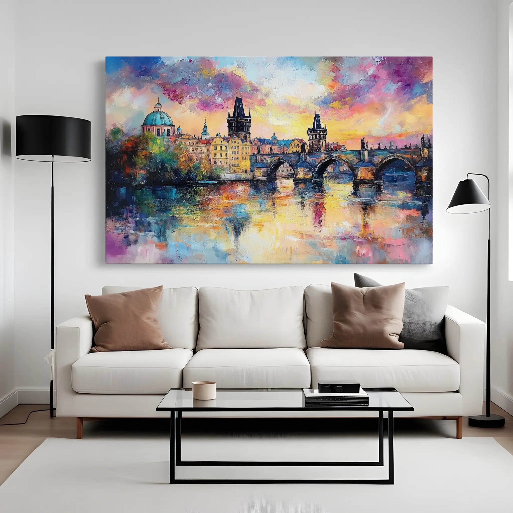 Landscape Canvas Wall Art WAD261-L 90 x 60 cm / Stretched on hidden frame