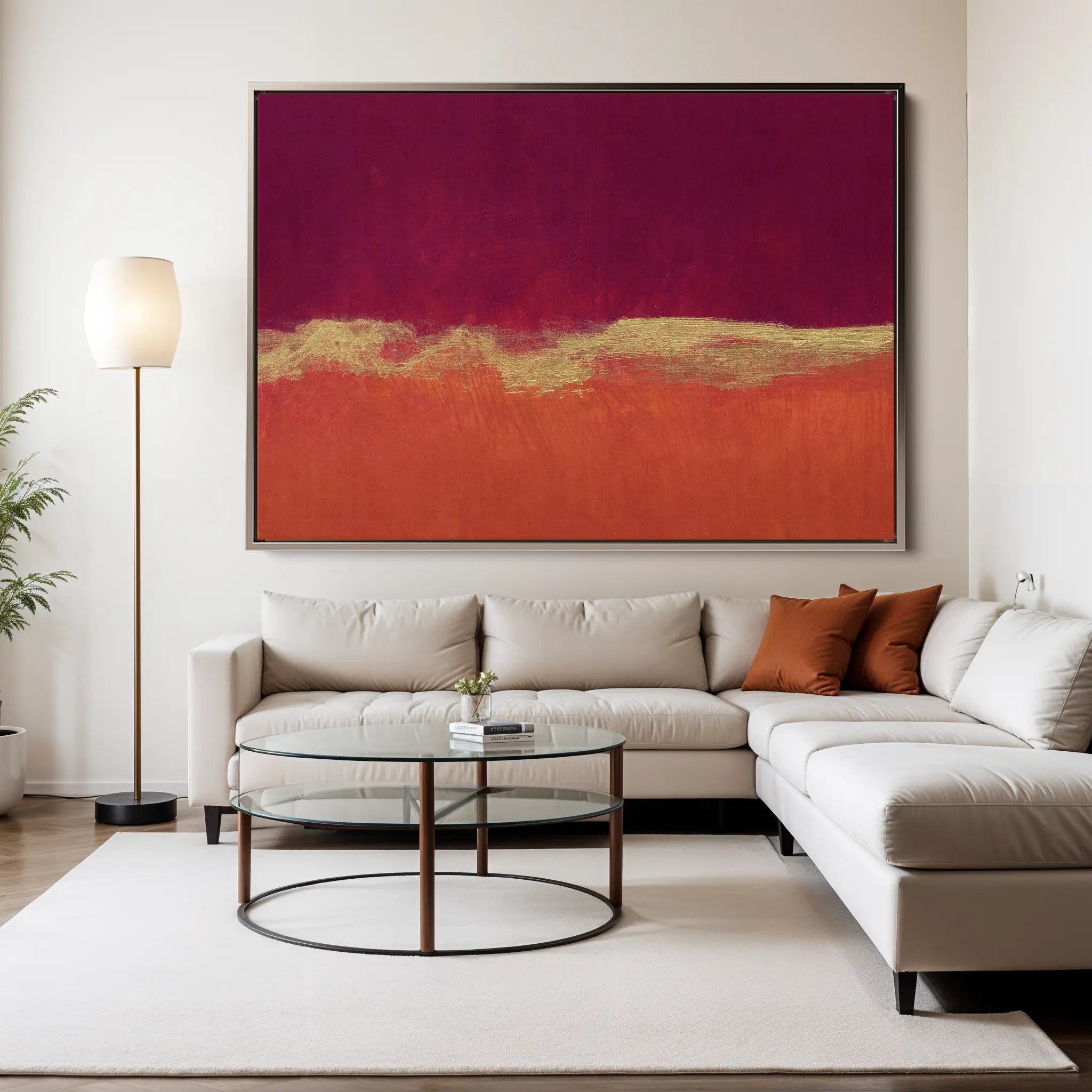 Abstract Canvas Wall Art WAD262-A 90 x 60 cm / Stretched on hidden frame