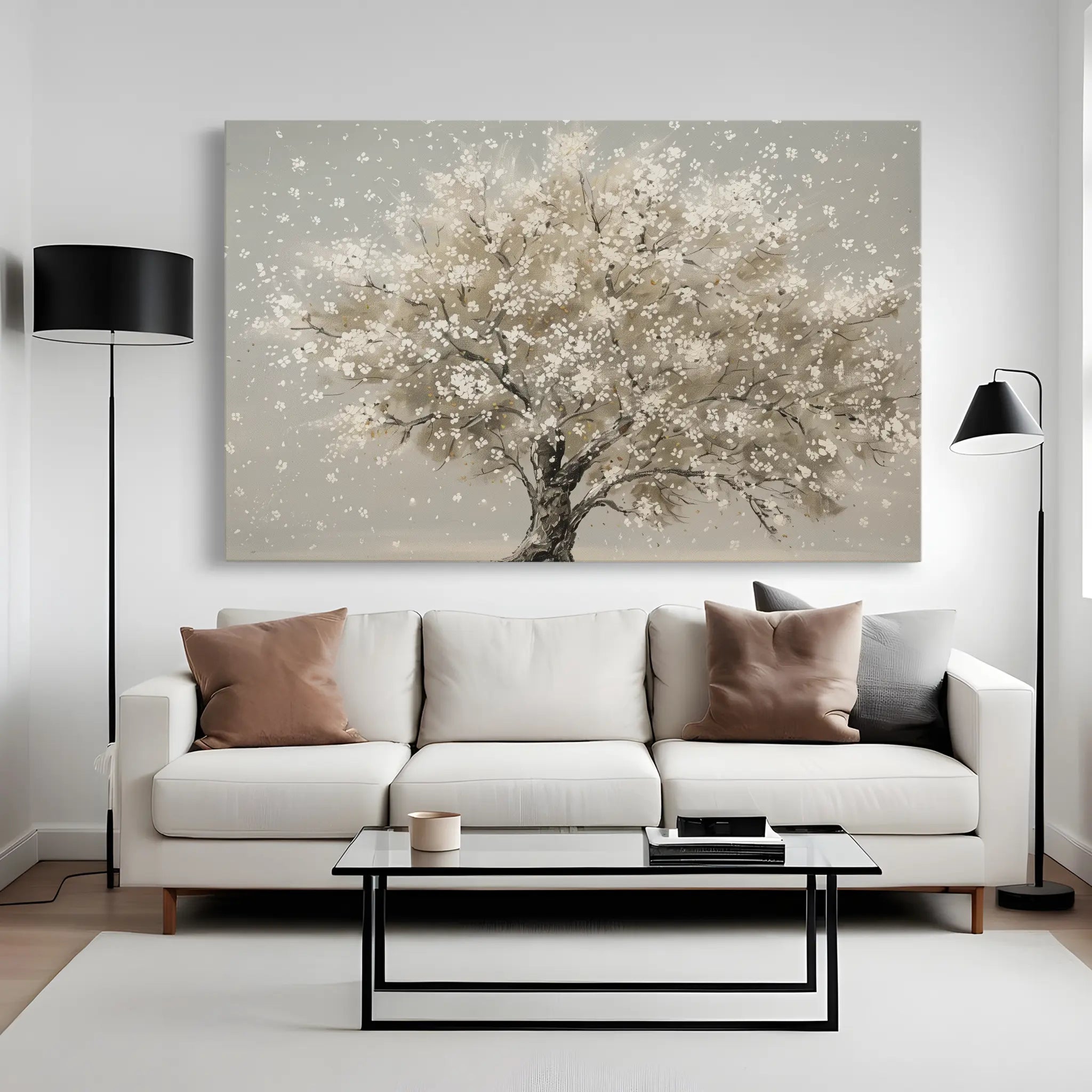 Floral Canvas Wall Art WAD262-F 90 x 60 cm / Stretched on hidden frame