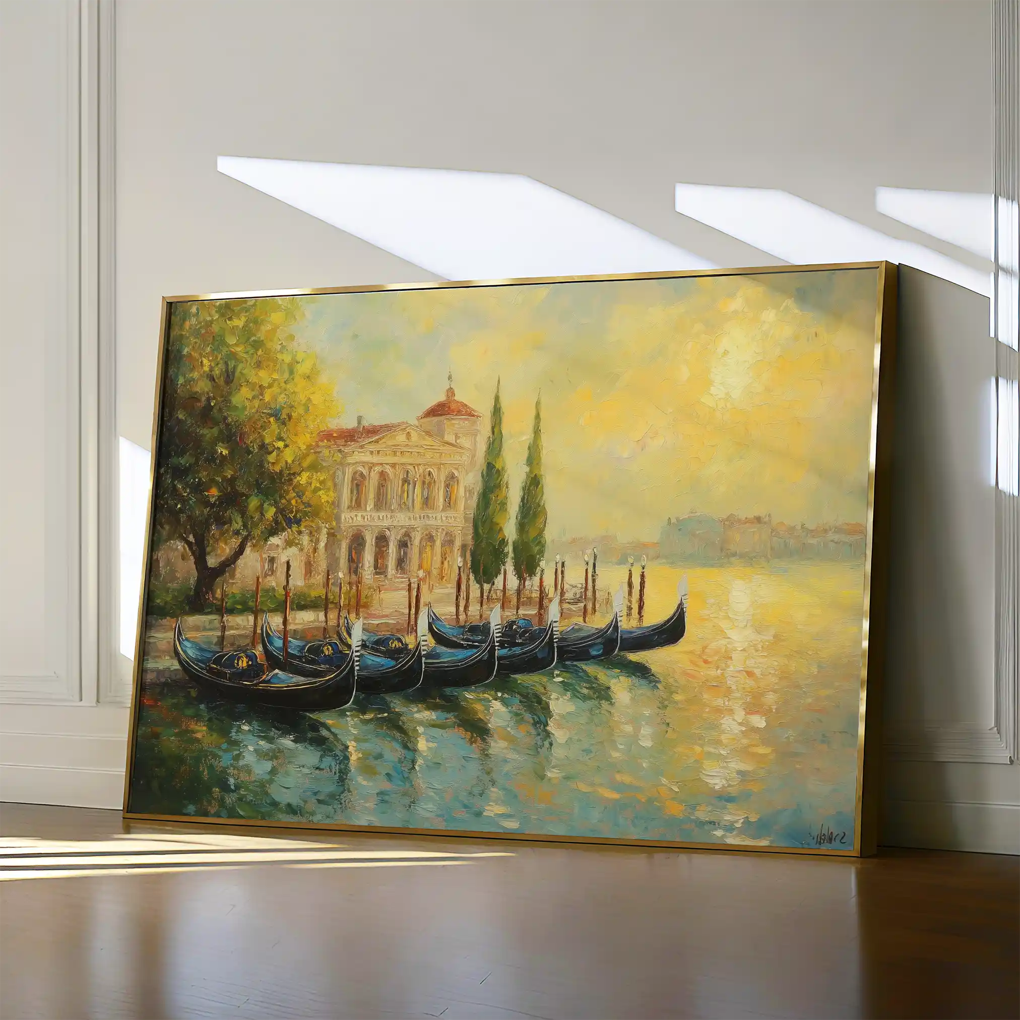 Landscape 262 Canvas Art 90 x 60 cm / Stretched on hidden frame