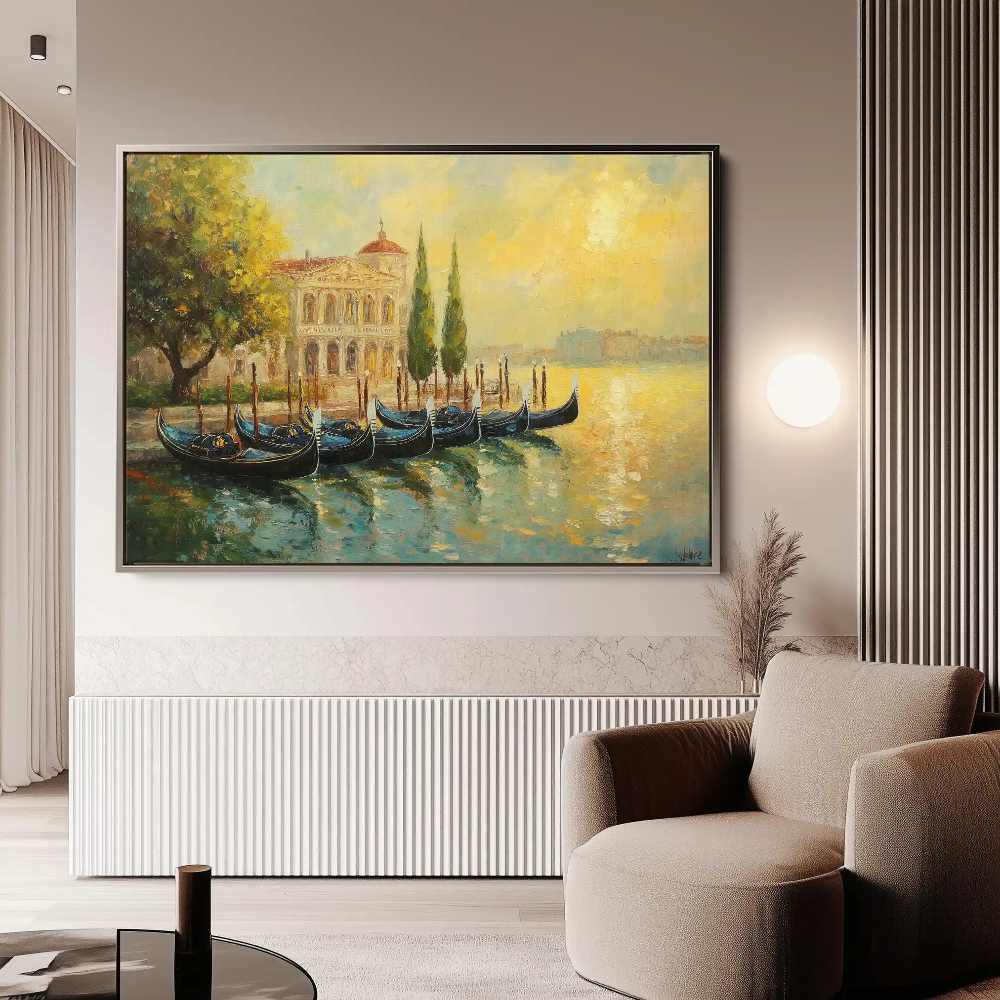 Landscape 262 Canvas Art 90 x 60 cm / Stretched on hidden frame