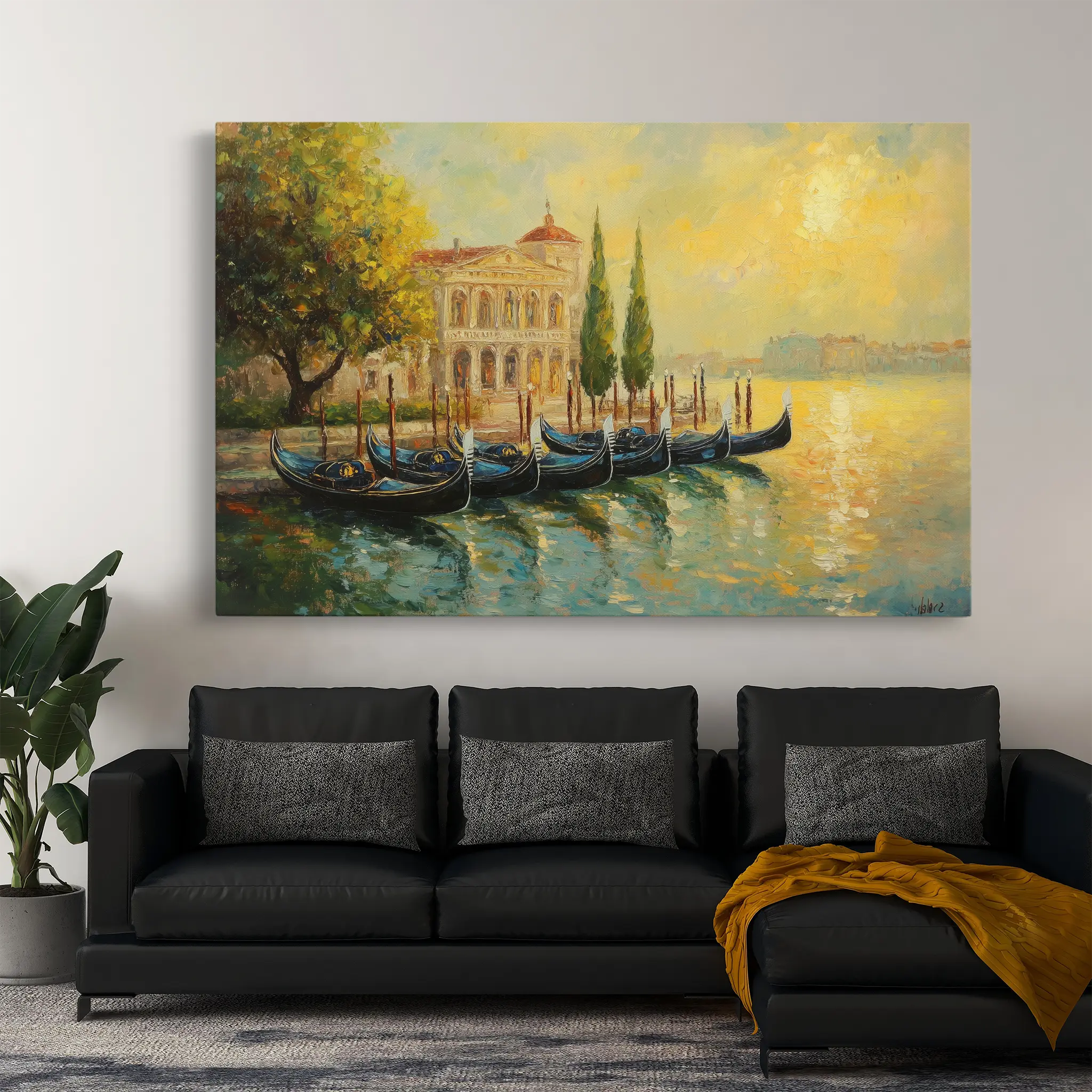 Landscape Canvas Wall Art WAD262-L 90 x 60 cm / Stretched on hidden frame