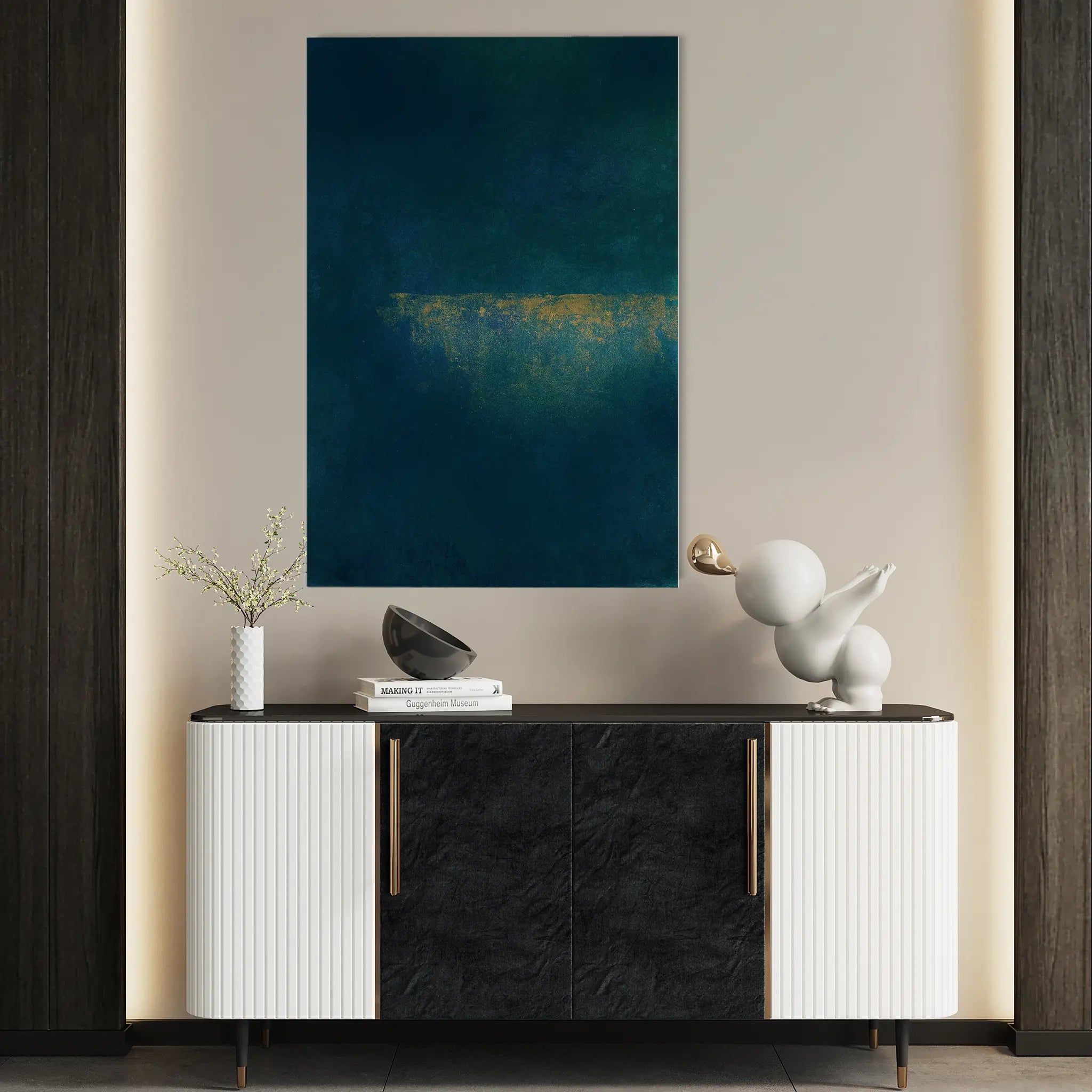 Abstract Canvas Wall Art WAD263-A 90 x 60 cm / Stretched on hidden frame