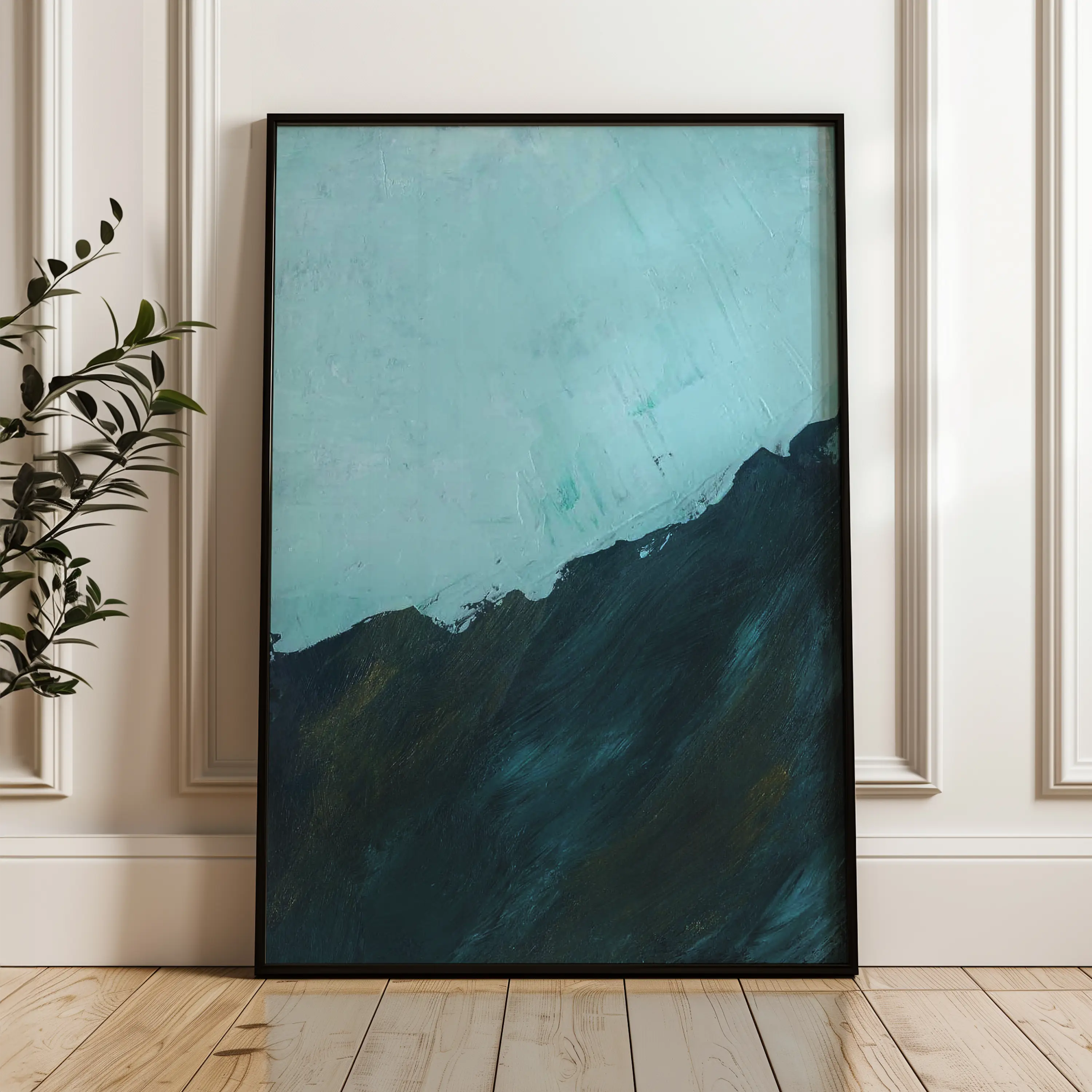 Abstract Canvas Wall Art WAD264-A 90 x 60 cm / Stretched on hidden frame