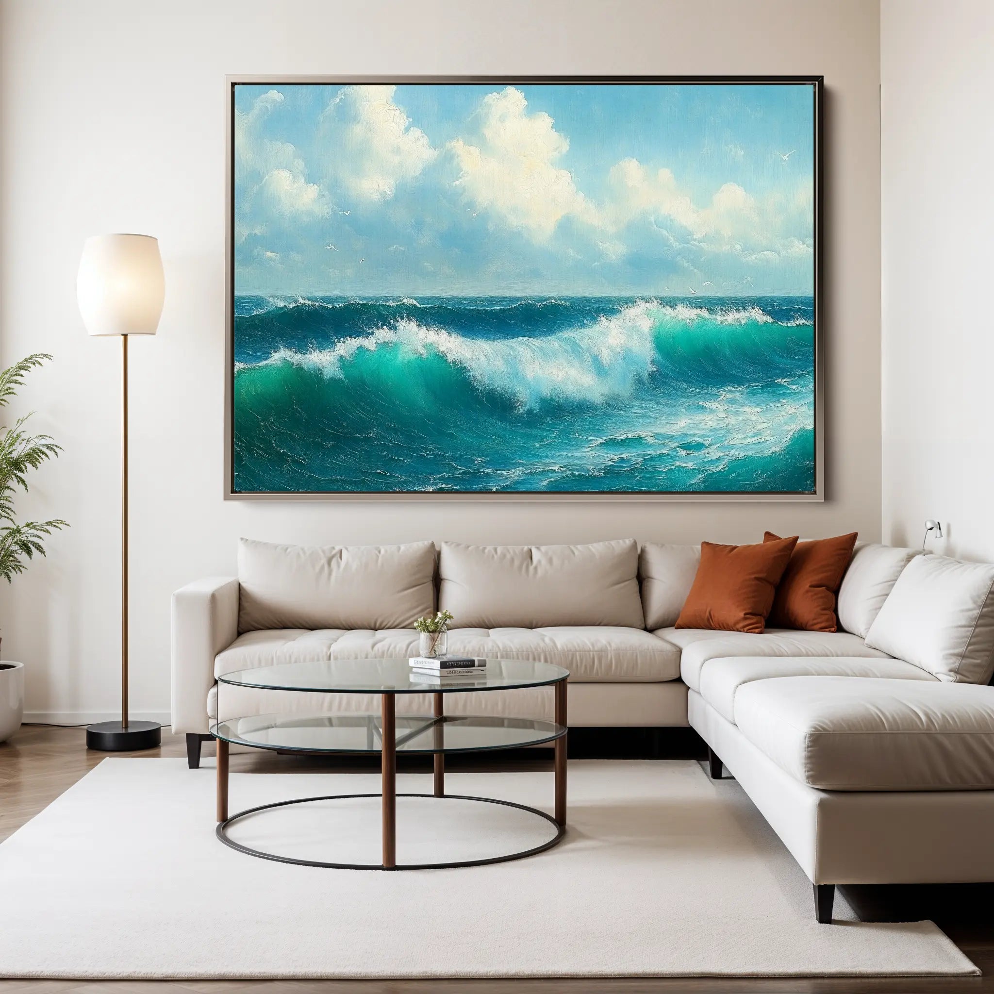 Landscape Canvas Wall Art WAD264-L 90 x 60 cm / Stretched on hidden frame