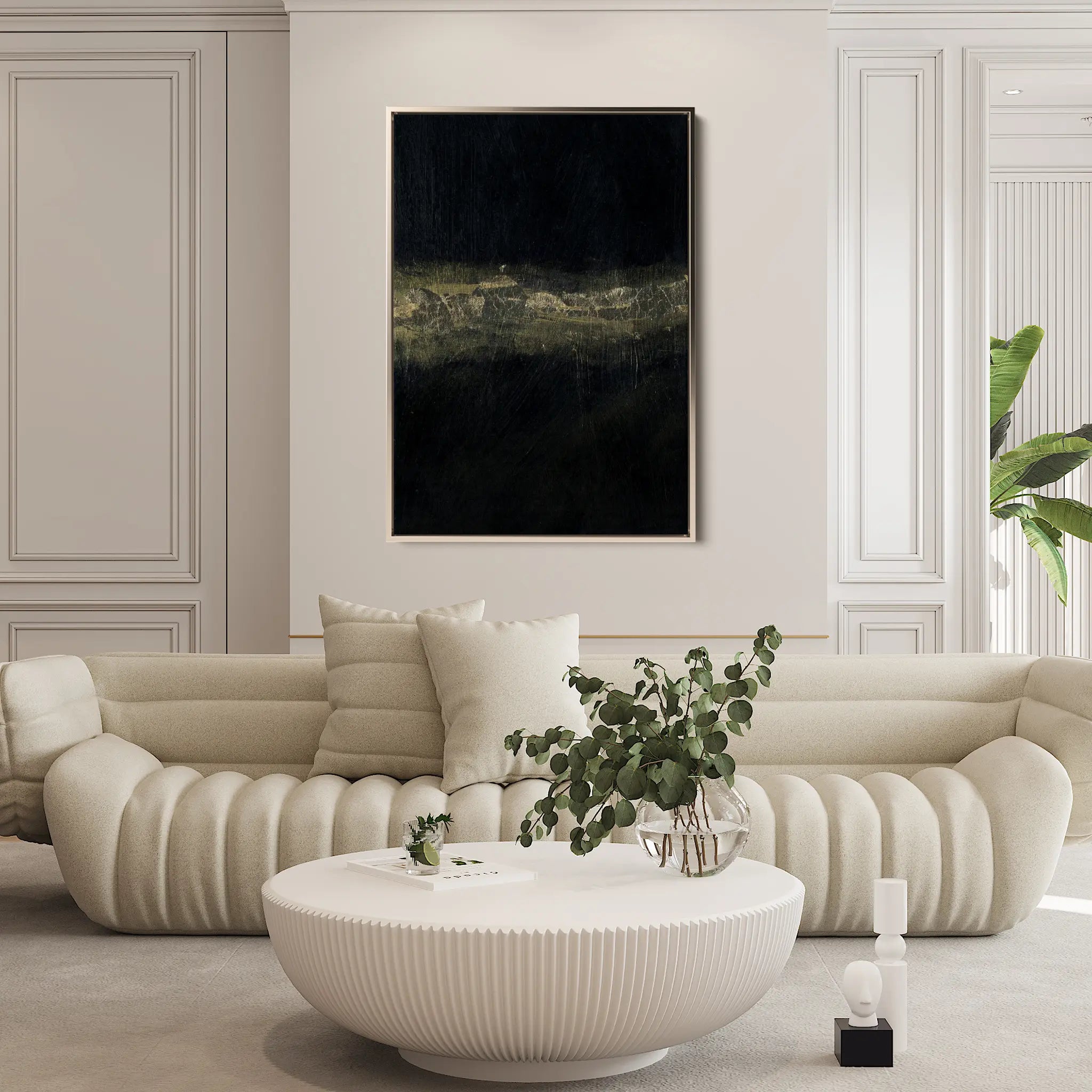 Abstract Canvas Wall Art WAD265-A 90 x 60 cm / Stretched on hidden frame