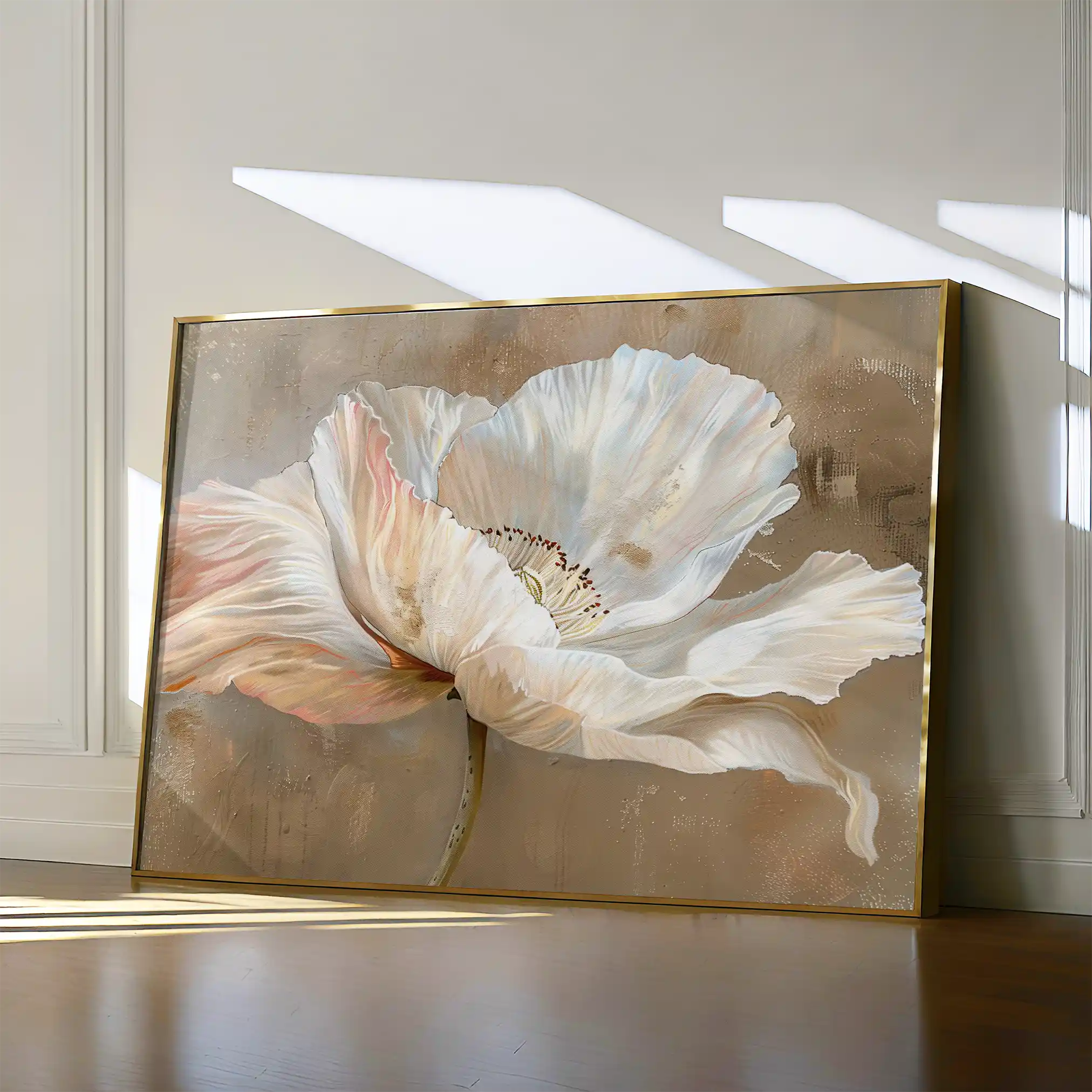 Floral Canvas Wall Art WAD265-F 90 x 60 cm / Stretched on hidden frame