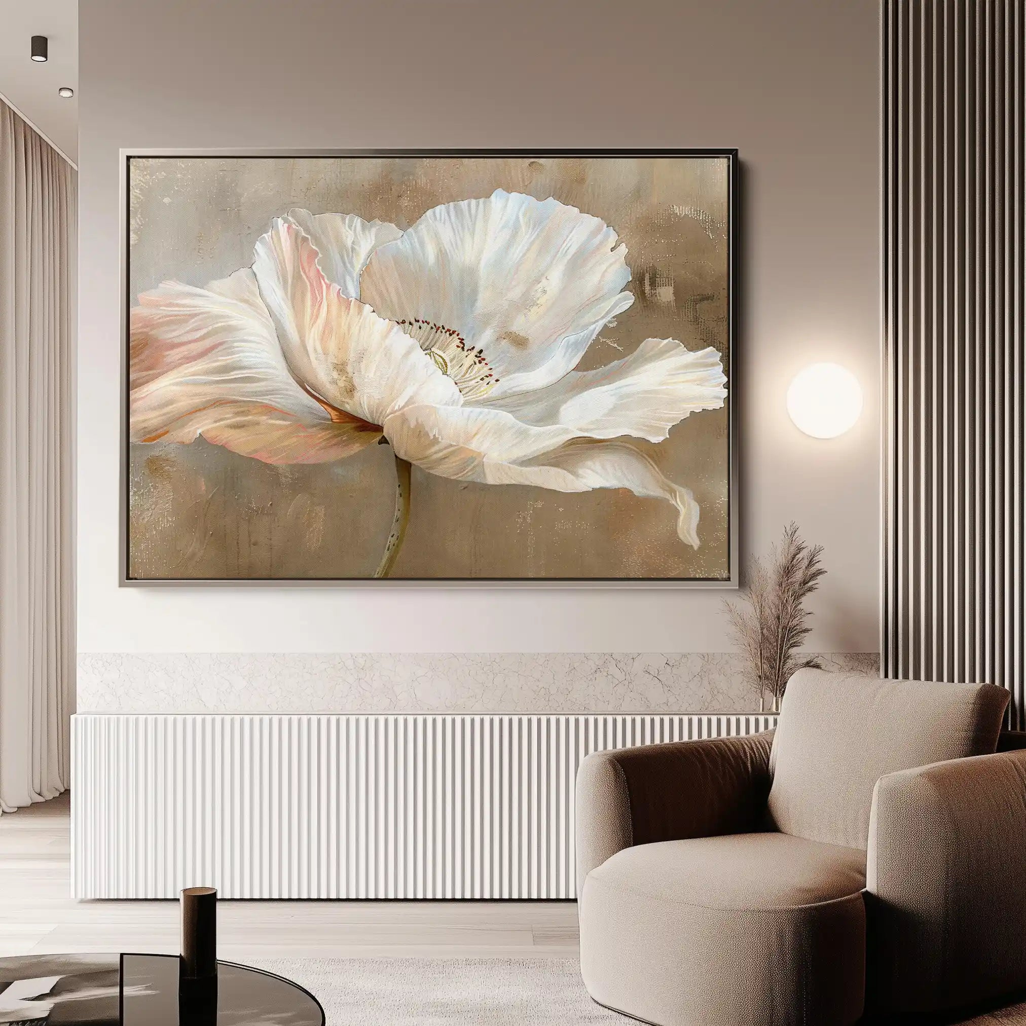 Floral Canvas Wall Art WAD265-F 90 x 60 cm / Stretched on hidden frame