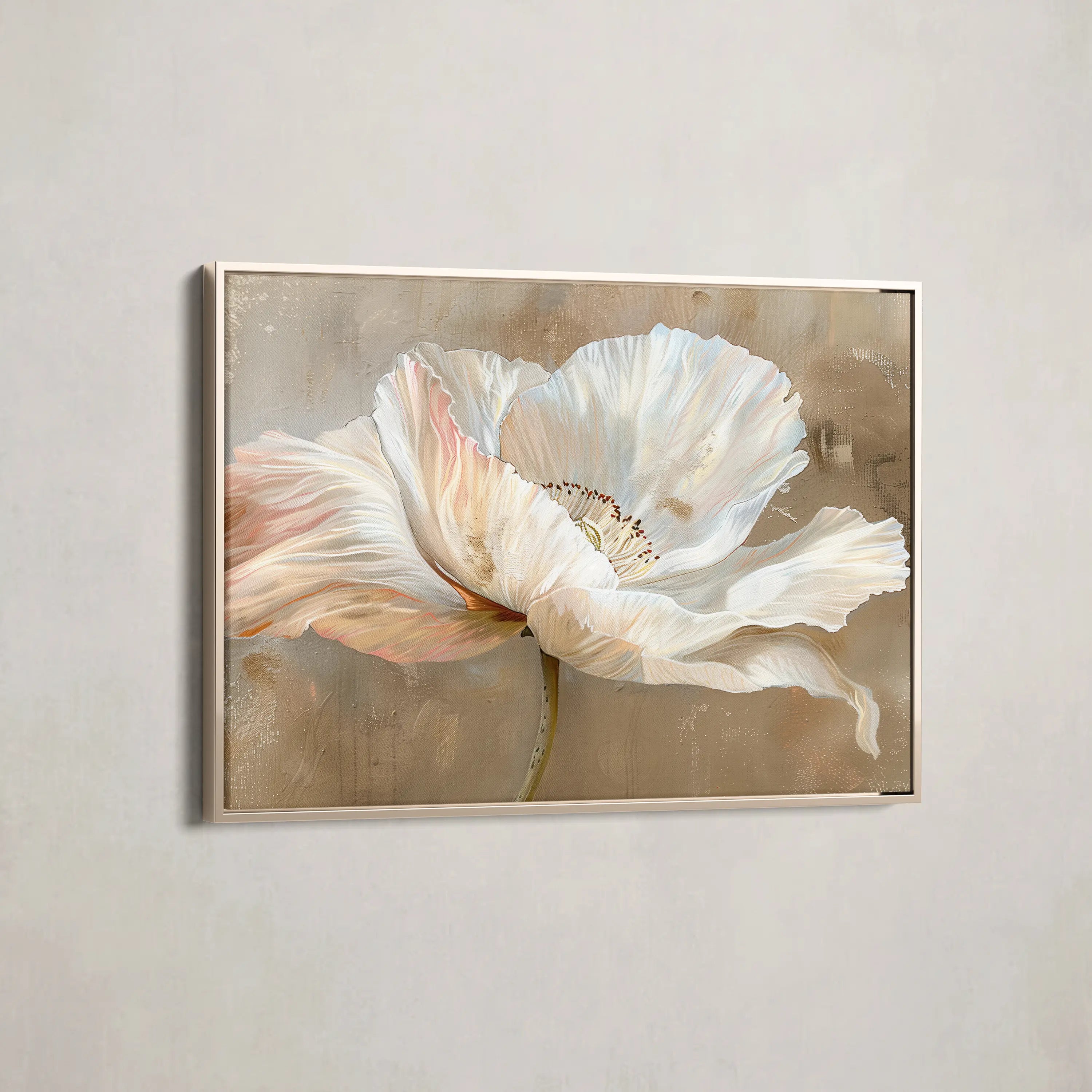 Floral Canvas Wall Art WAD265-F 90 x 60 cm / Stretched on hidden frame