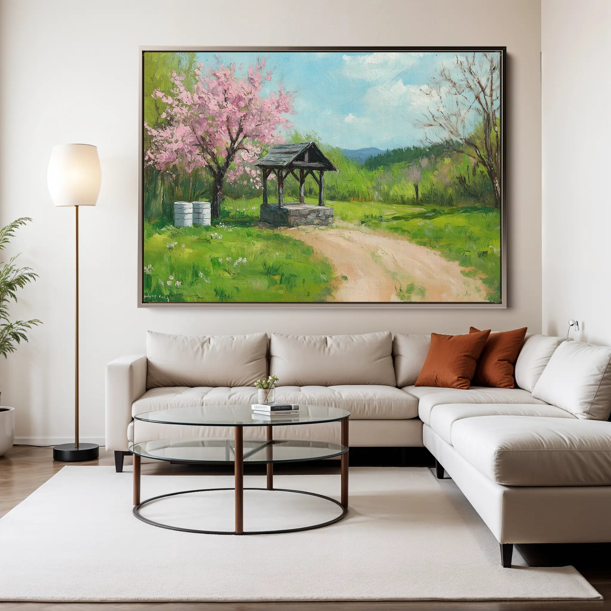 Landscape Canvas Wall Art WAD265-L 90 x 60 cm / Stretched on hidden frame