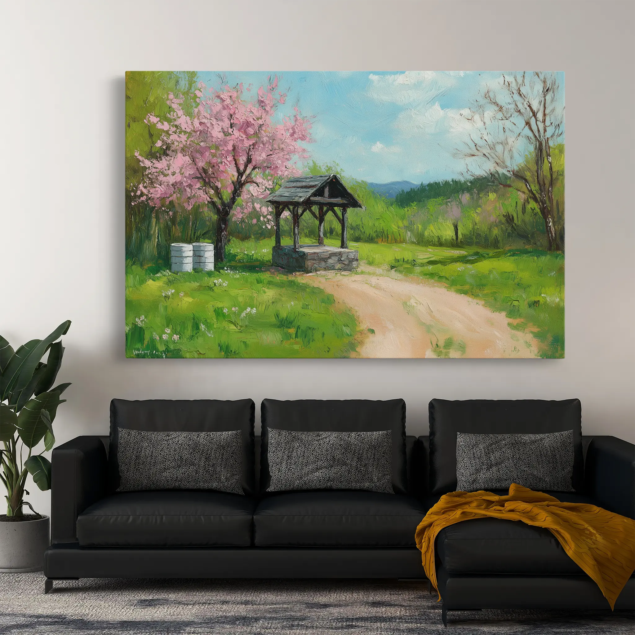 Landscape Canvas Wall Art WAD265-L 90 x 60 cm / Stretched on hidden frame