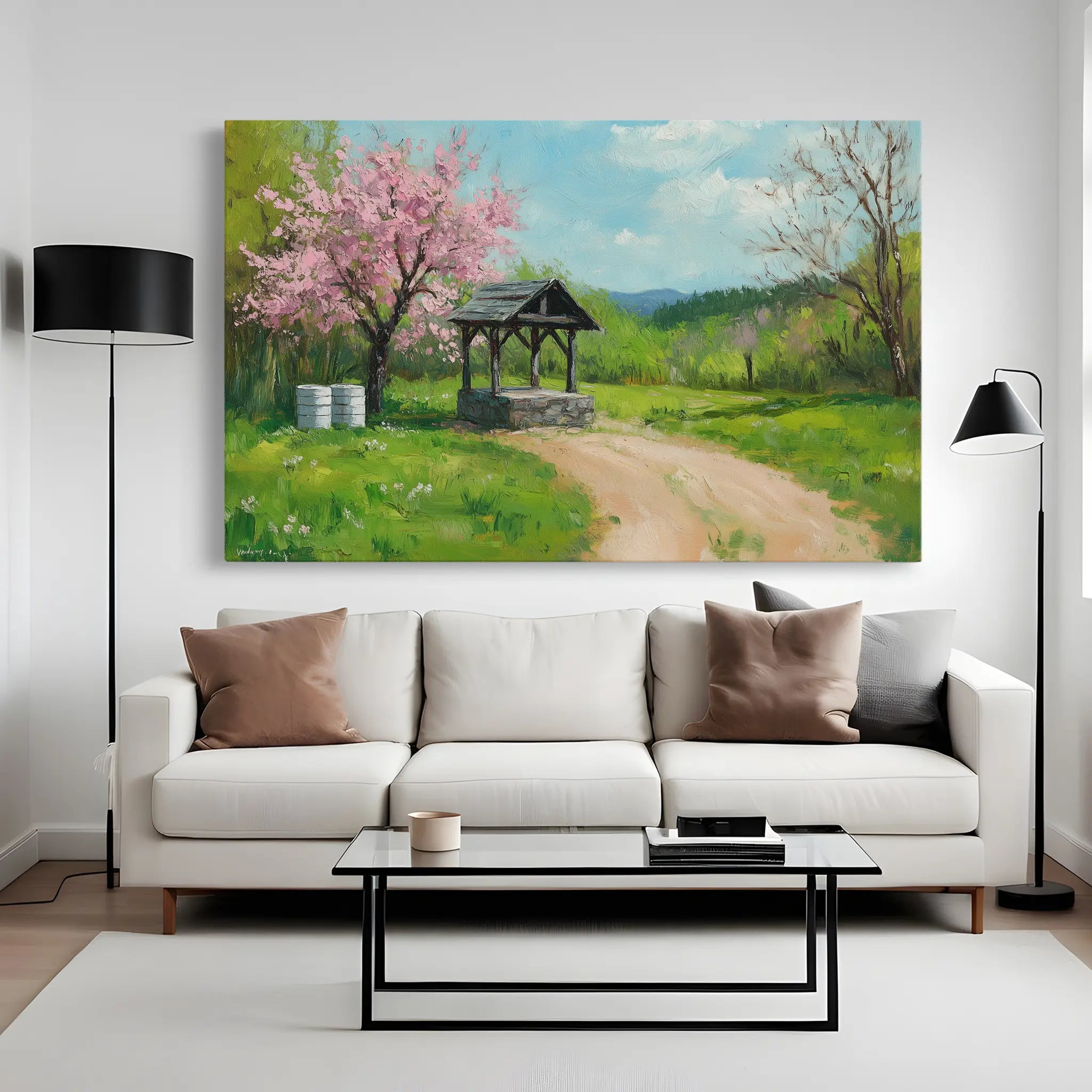 Landscape Canvas Wall Art WAD265-L 90 x 60 cm / Stretched on hidden frame