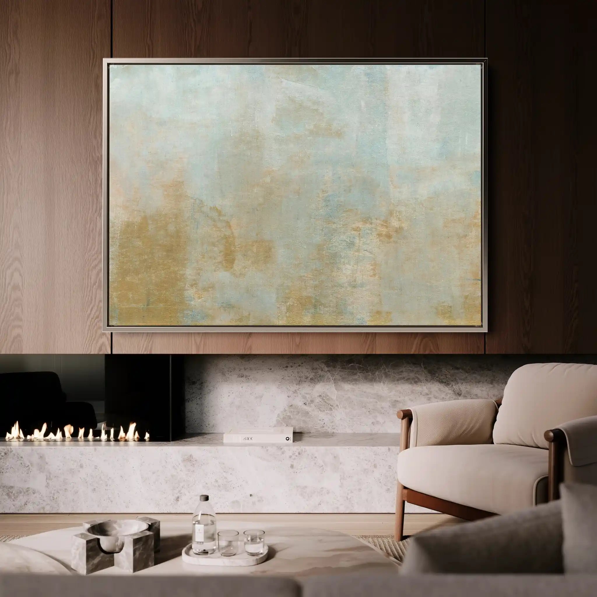 Abstract 266 Canvas Art 60 x 40 cm / Stretched on hidden frame