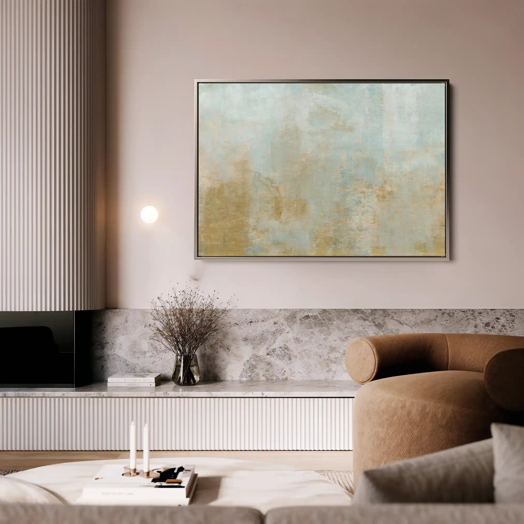 Abstract 266 Canvas Art 60 x 40 cm / Stretched on hidden frame