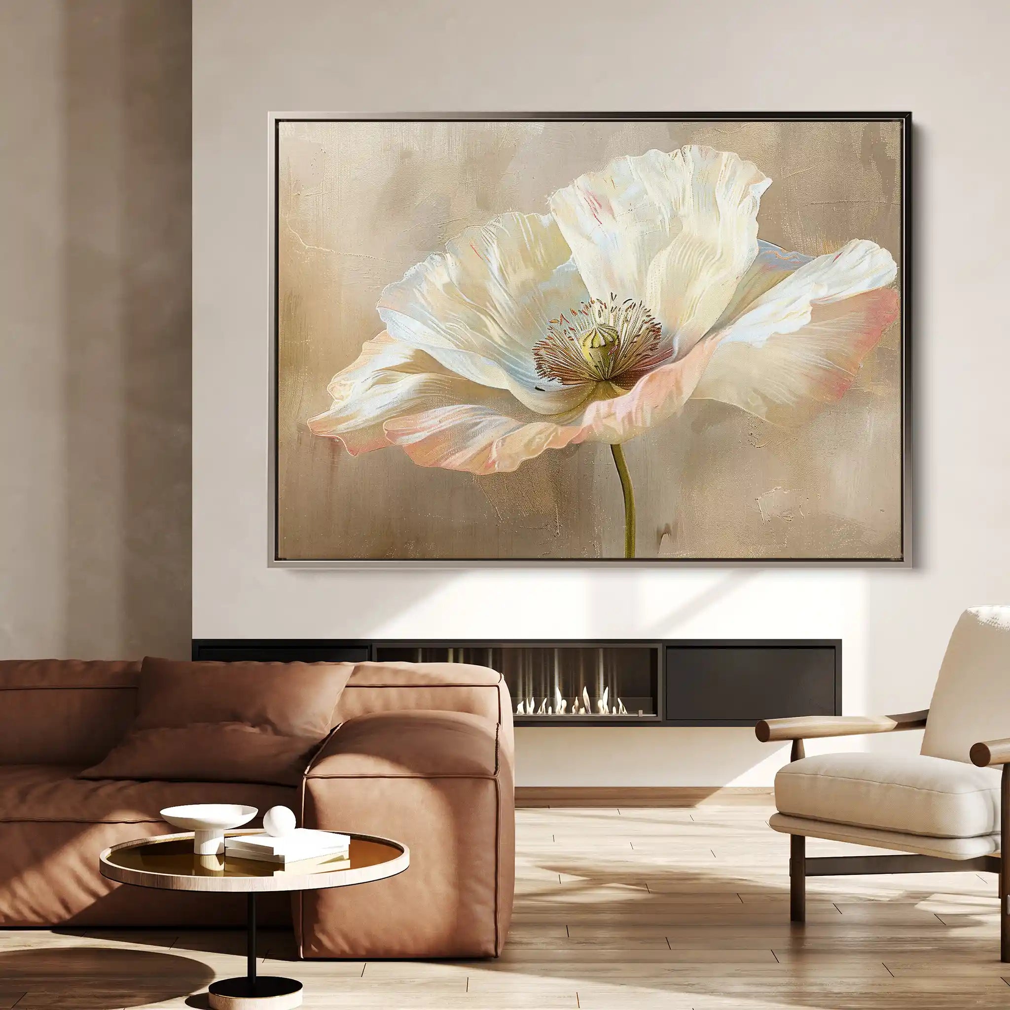 Floral Canvas Wall Art WAD266-F 90 x 60 cm / Stretched on hidden frame