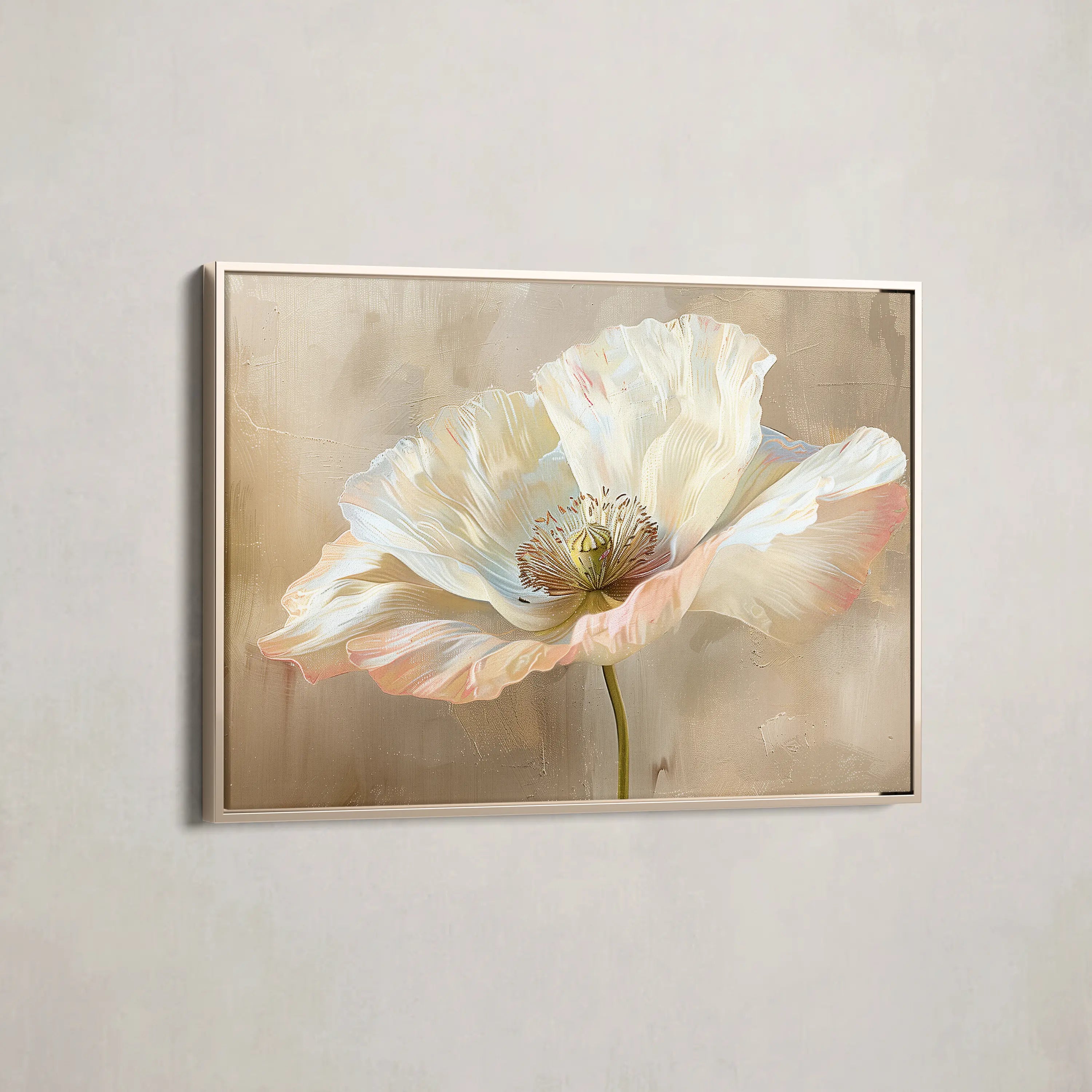 Floral Canvas Wall Art WAD266-F 90 x 60 cm / Stretched on hidden frame