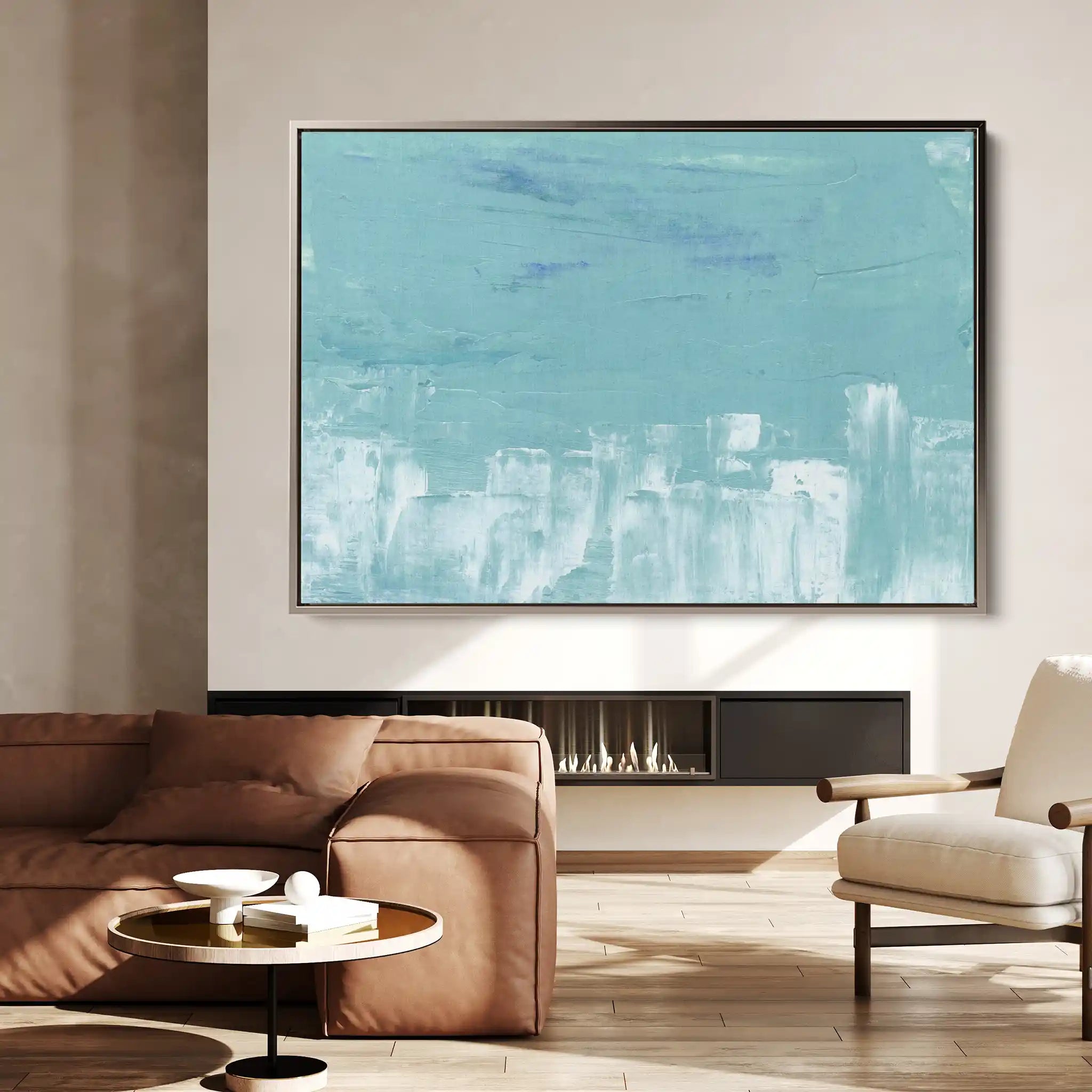 Abstract Canvas Wall Art WAD268-A 90 x 60 cm / Stretched on hidden frame