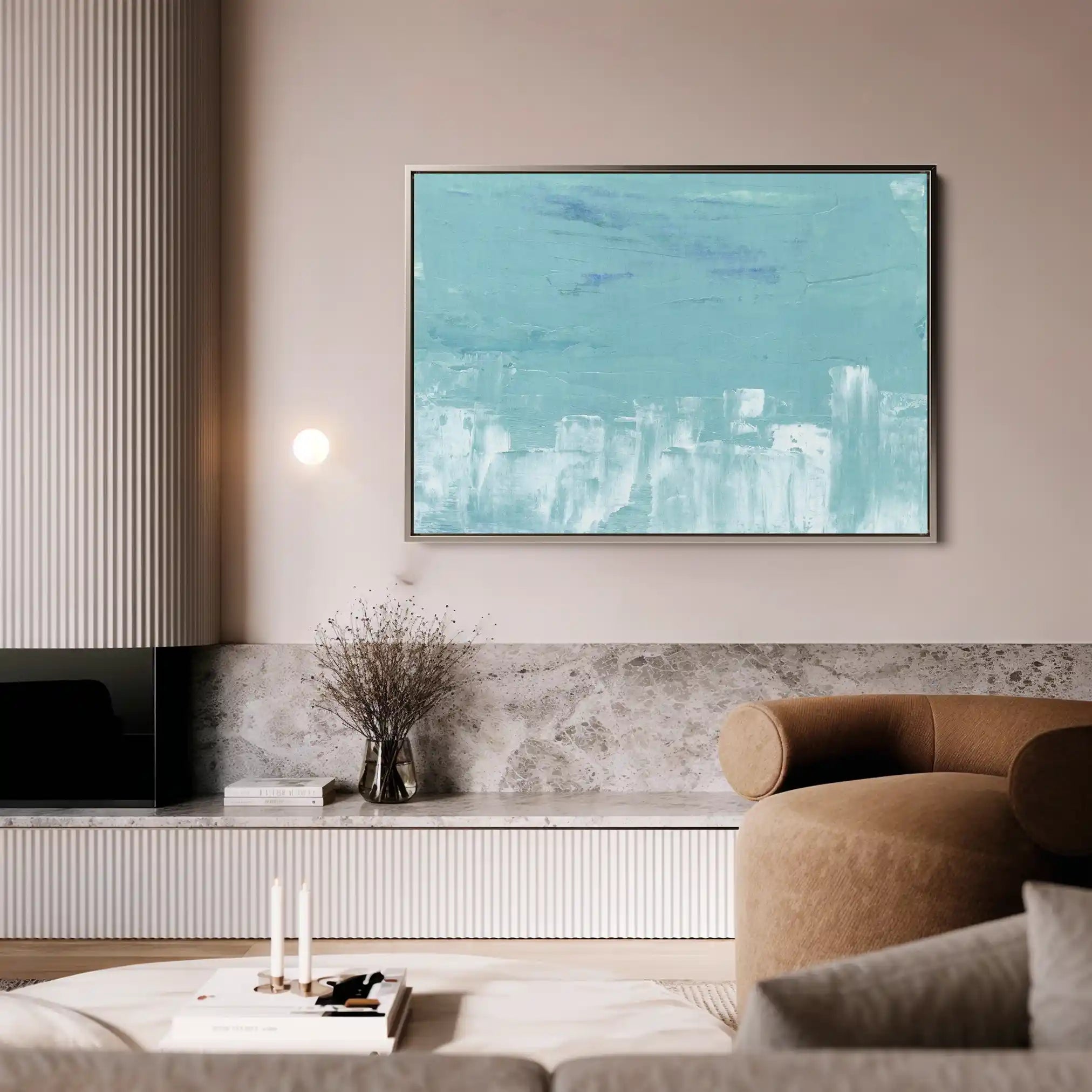 Abstract Canvas Wall Art WAD268-A 90 x 60 cm / Stretched on hidden frame
