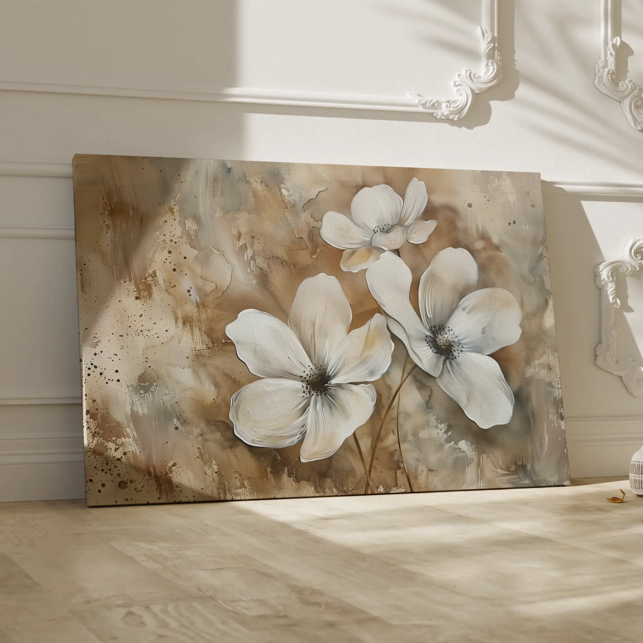 Floral Canvas Wall Art WAD268-F 90 x 60 cm / Stretched on hidden frame