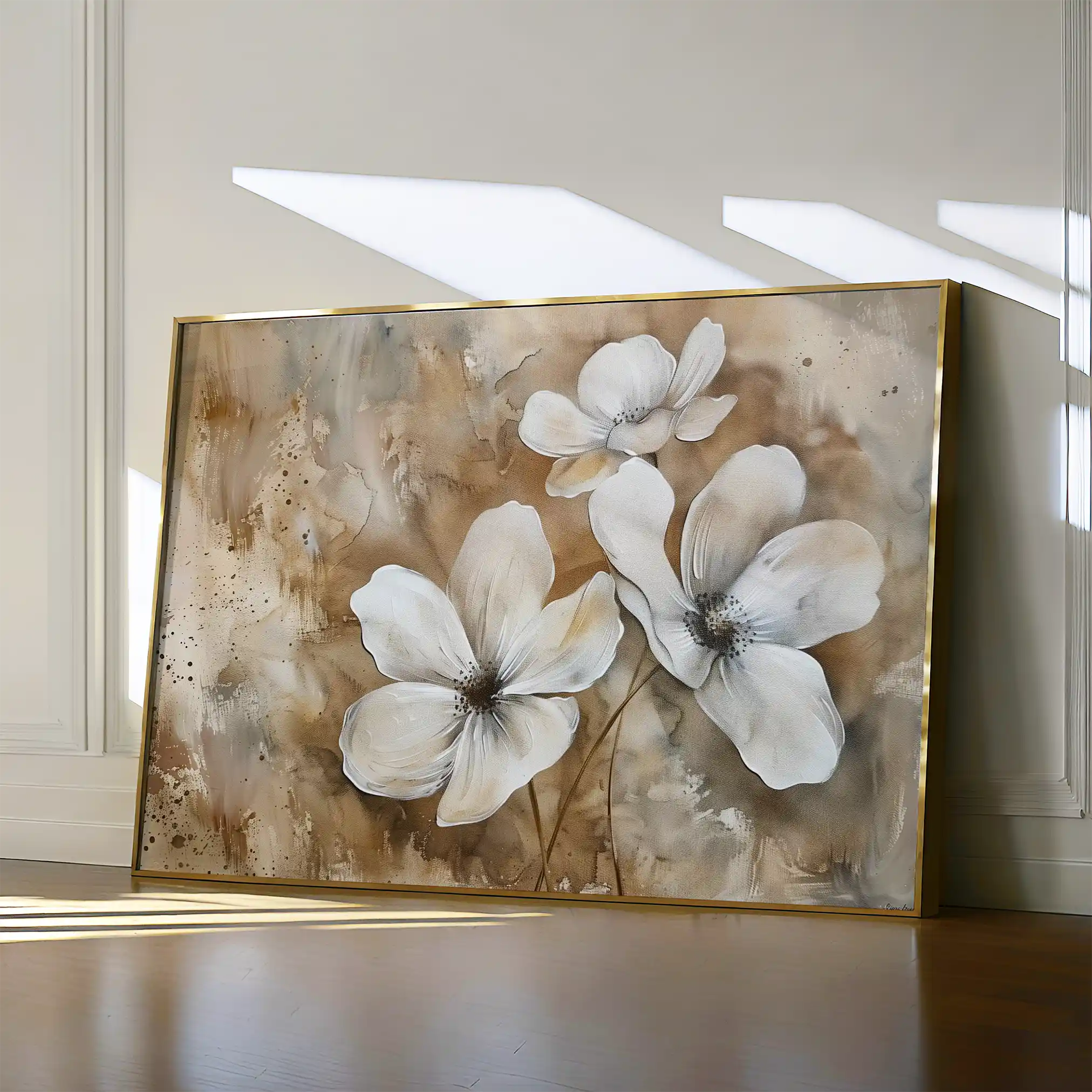 Floral Canvas Wall Art WAD268-F 90 x 60 cm / Stretched on hidden frame