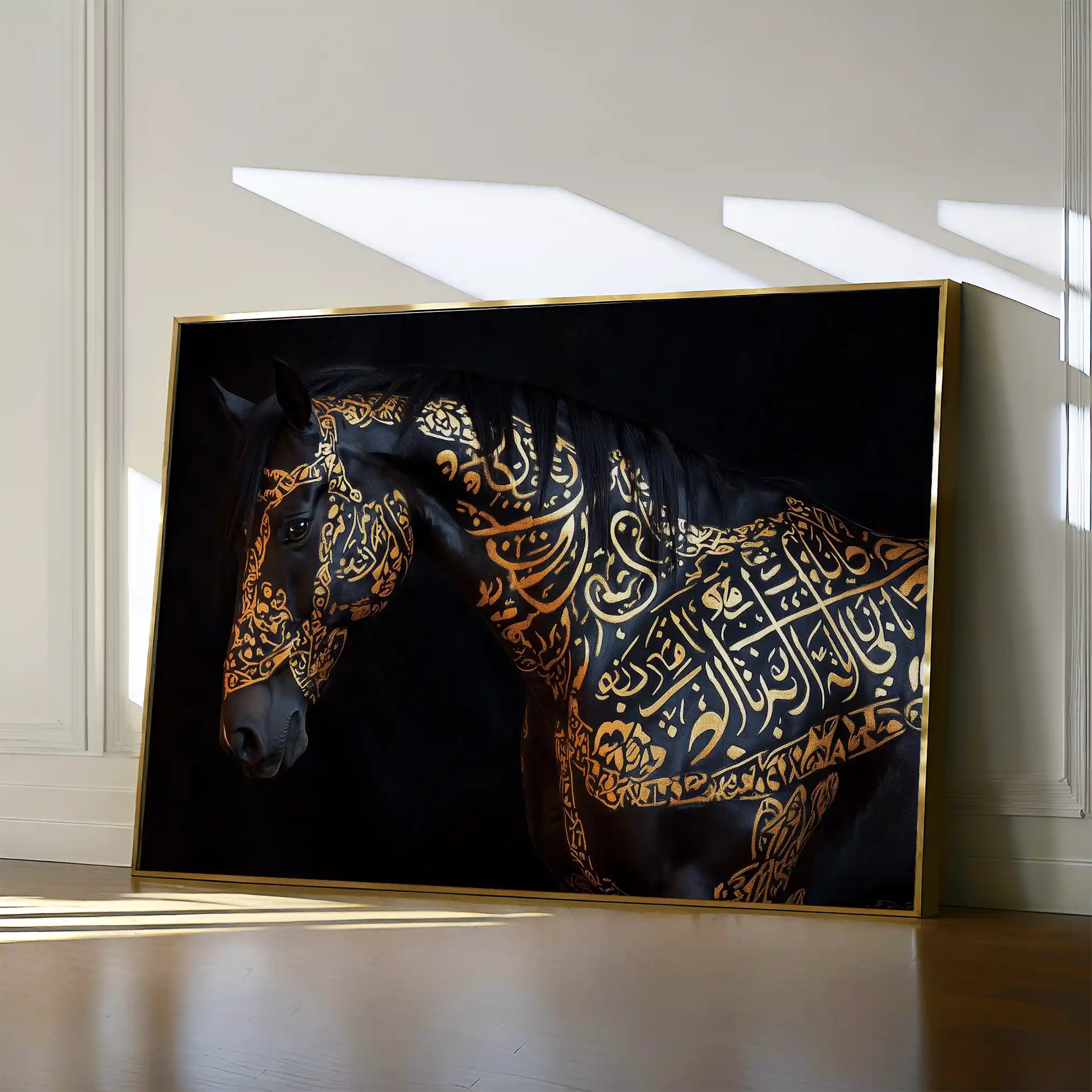 Horses Canvas Wall Art WAD268-H 90 x 60 cm / Stretched on hidden frame