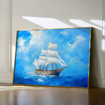 Landscape 268 Canvas Art 90 x 60 cm / Stretched on hidden frame