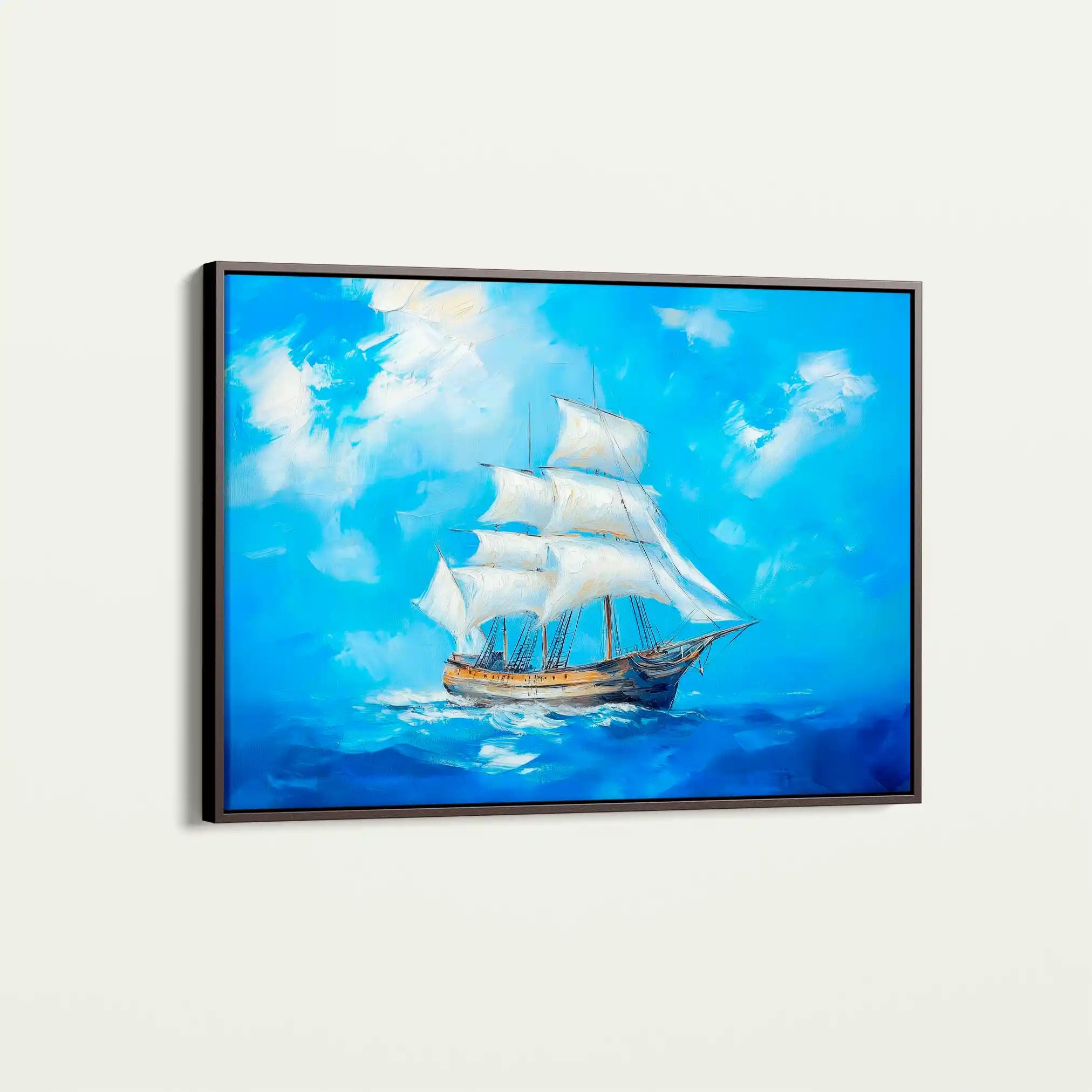 Landscape 268 Canvas Art 90 x 60 cm / Stretched on hidden frame