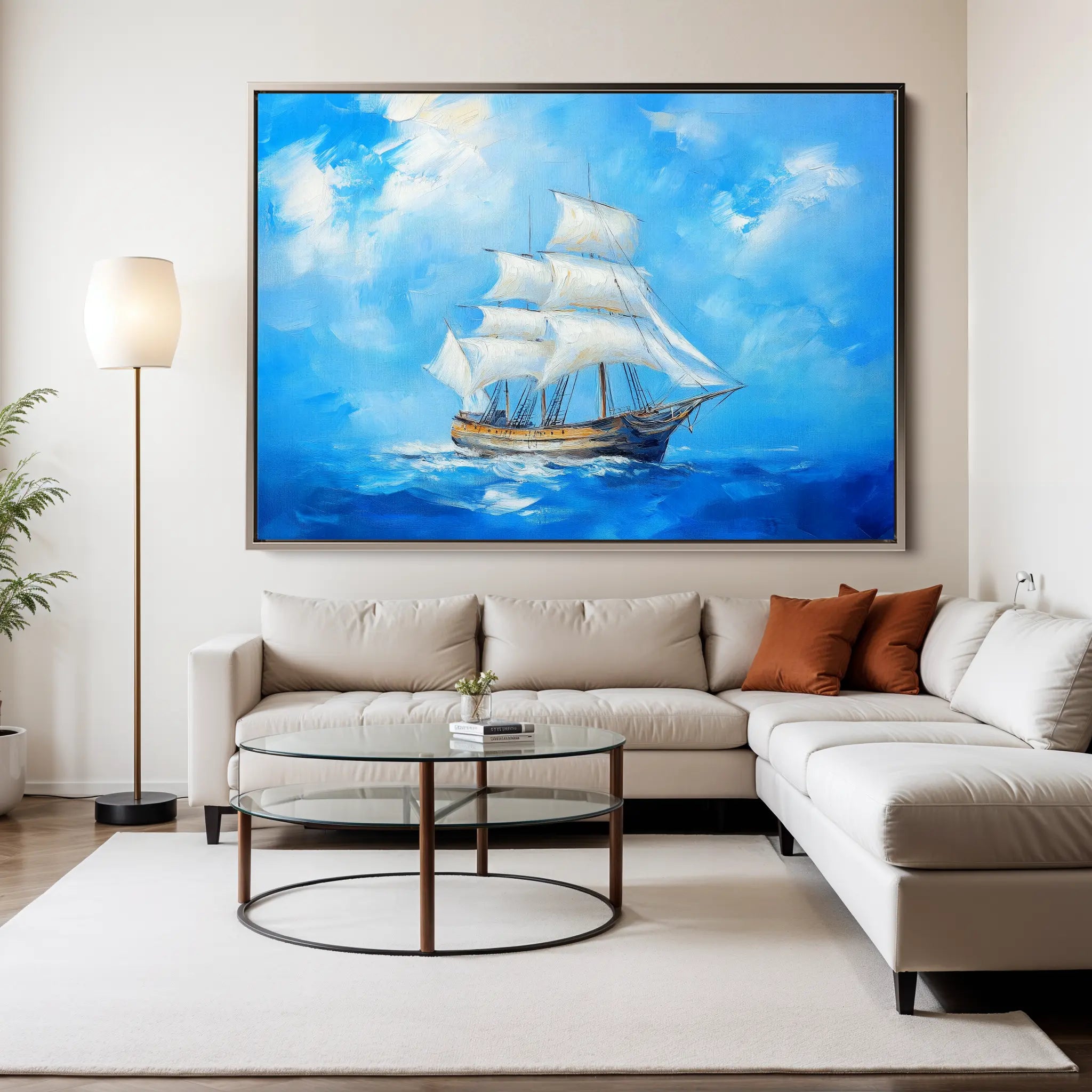 Landscape Canvas Wall Art WAD268-L 90 x 60 cm / Stretched on hidden frame