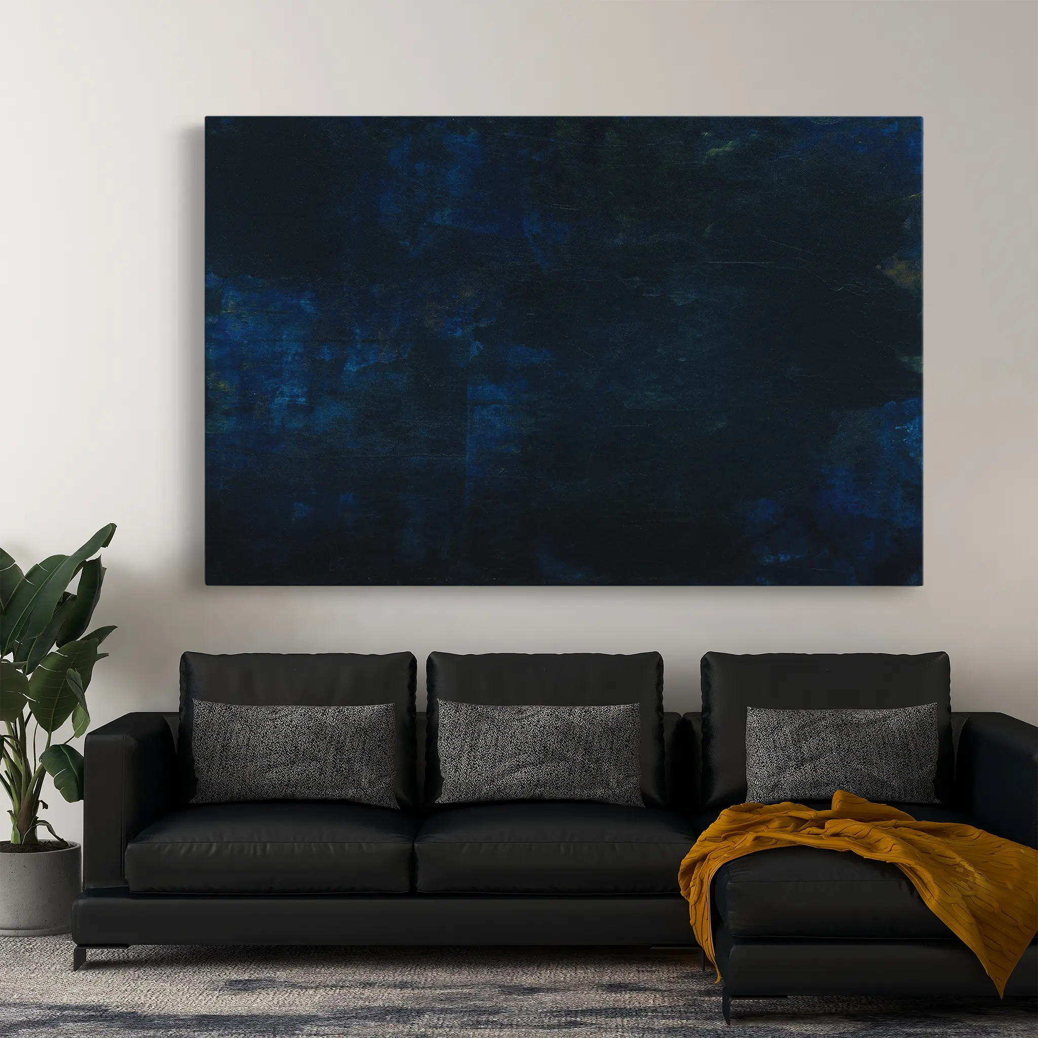 Abstract Canvas Wall Art WAD269-A 90 x 60 cm / Stretched on hidden frame