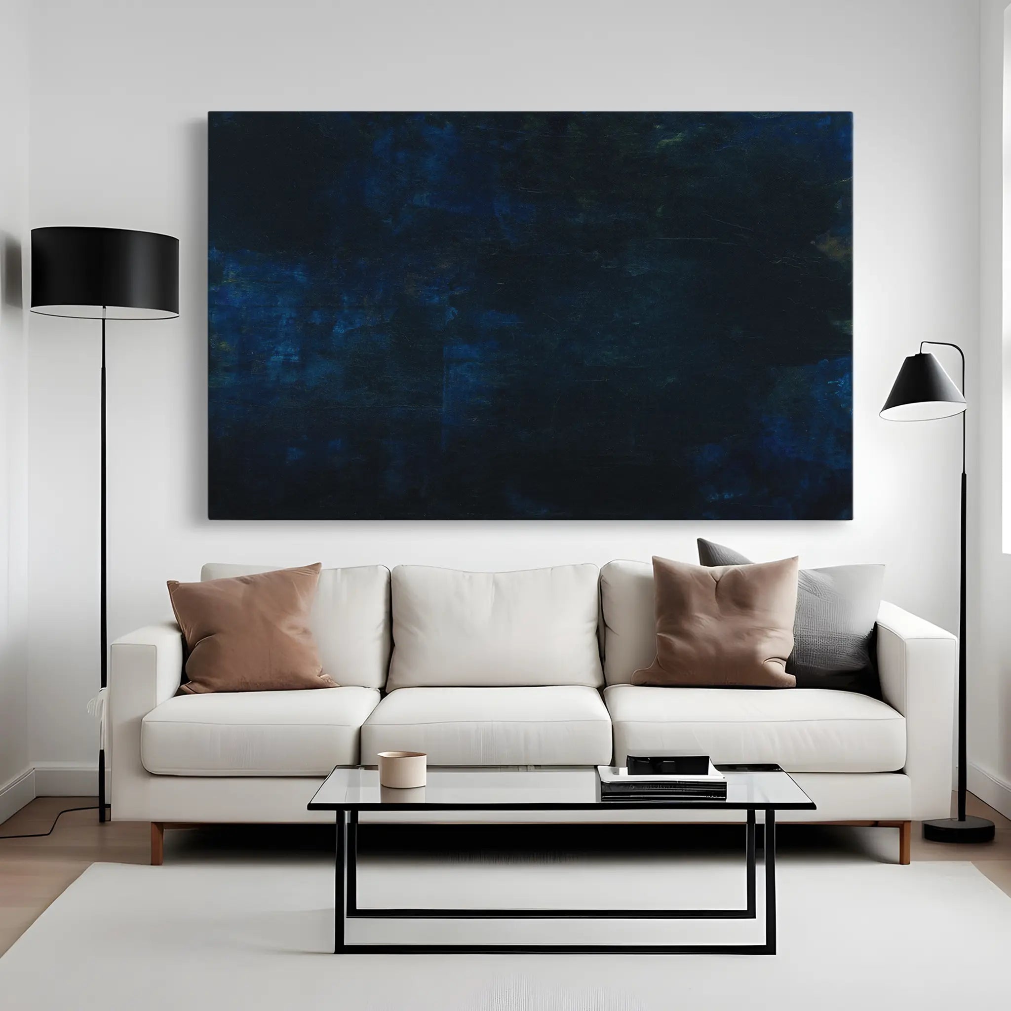 Abstract Canvas Wall Art WAD269-A 90 x 60 cm / Stretched on hidden frame