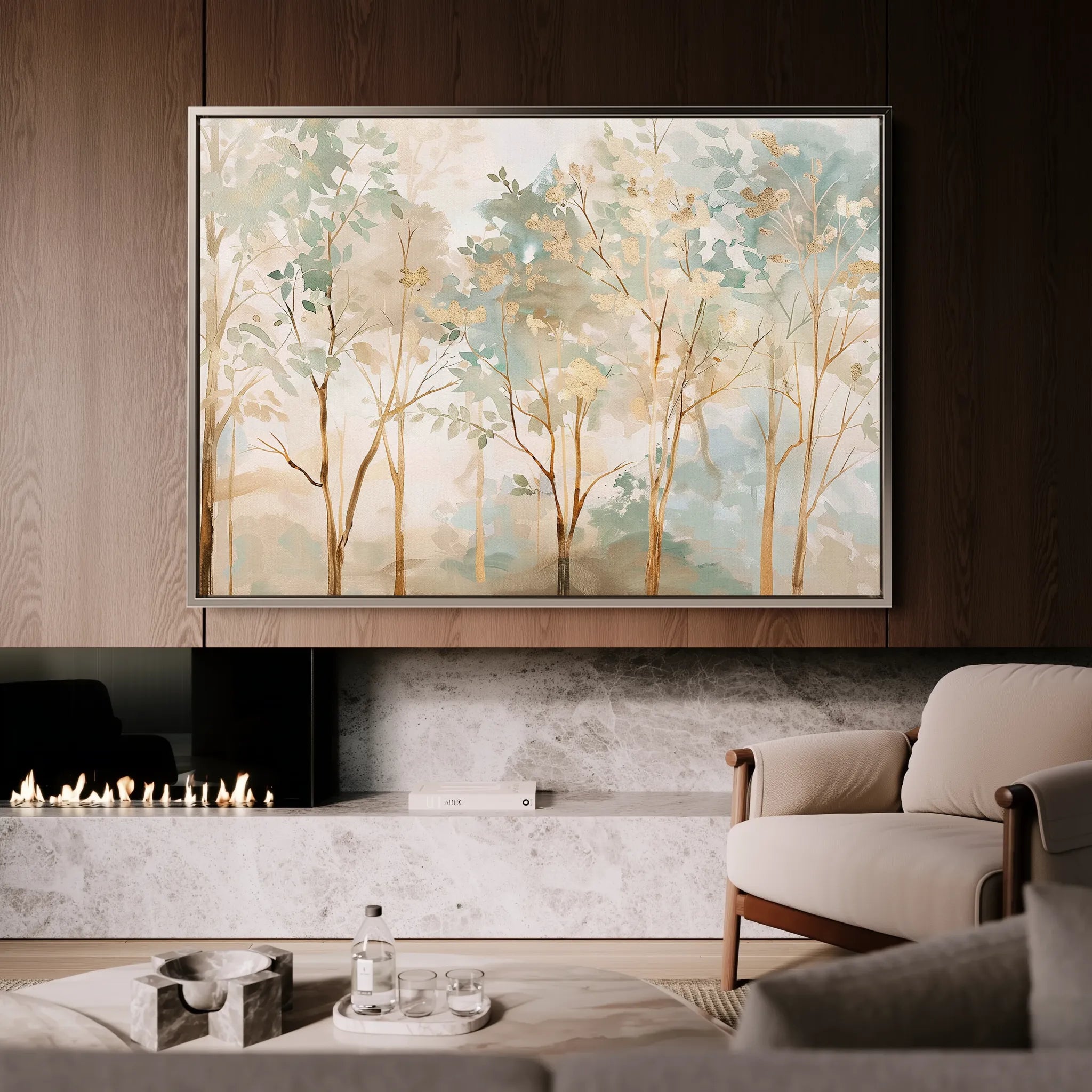 Floral Canvas Wall Art WAD269-F 90 x 60 cm / Stretched on hidden frame