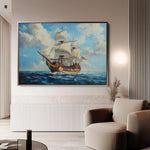 Landscape 269 Canvas Art 90 x 60 cm / Stretched on hidden frame