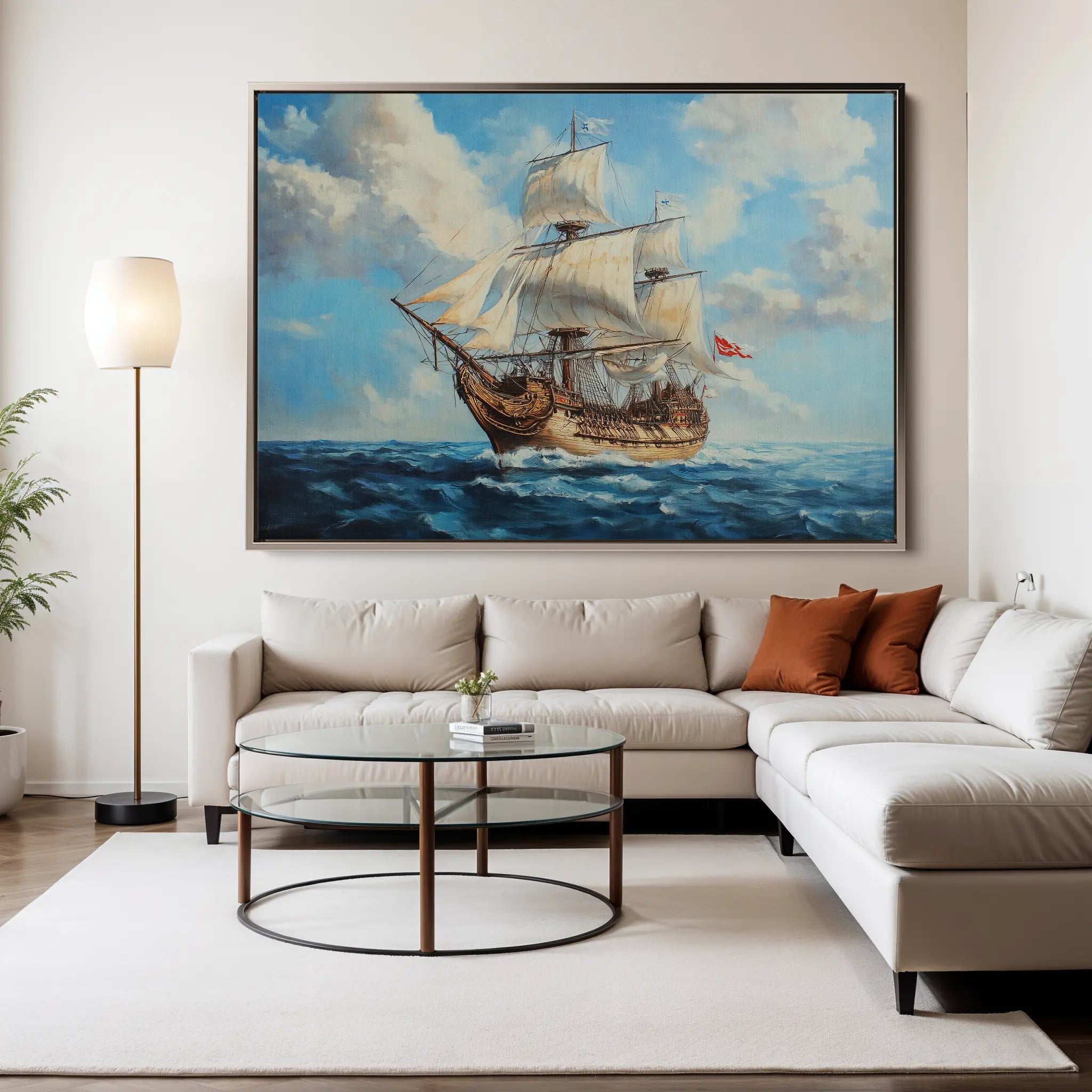 Landscape Canvas Wall Art WAD269-L 90 x 60 cm / Stretched on hidden frame