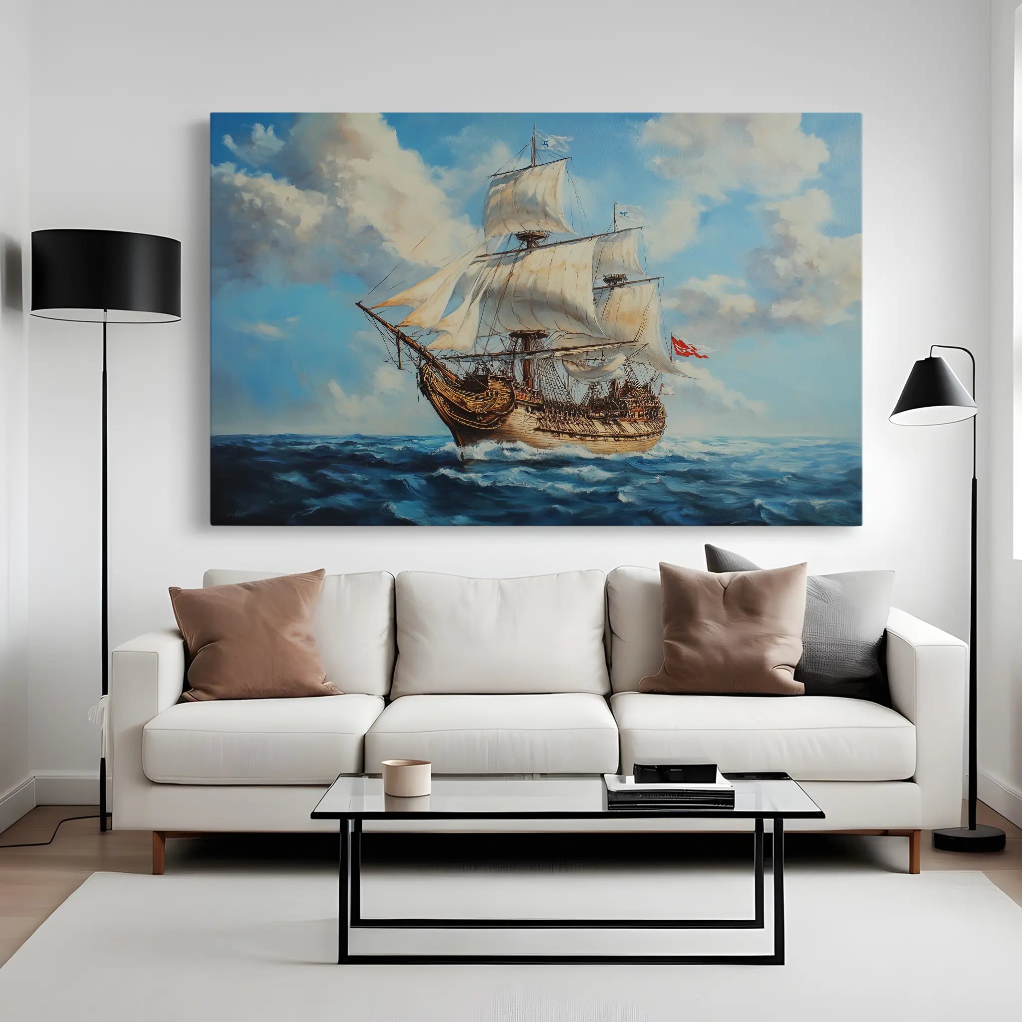 Landscape Canvas Wall Art WAD269-L 90 x 60 cm / Stretched on hidden frame