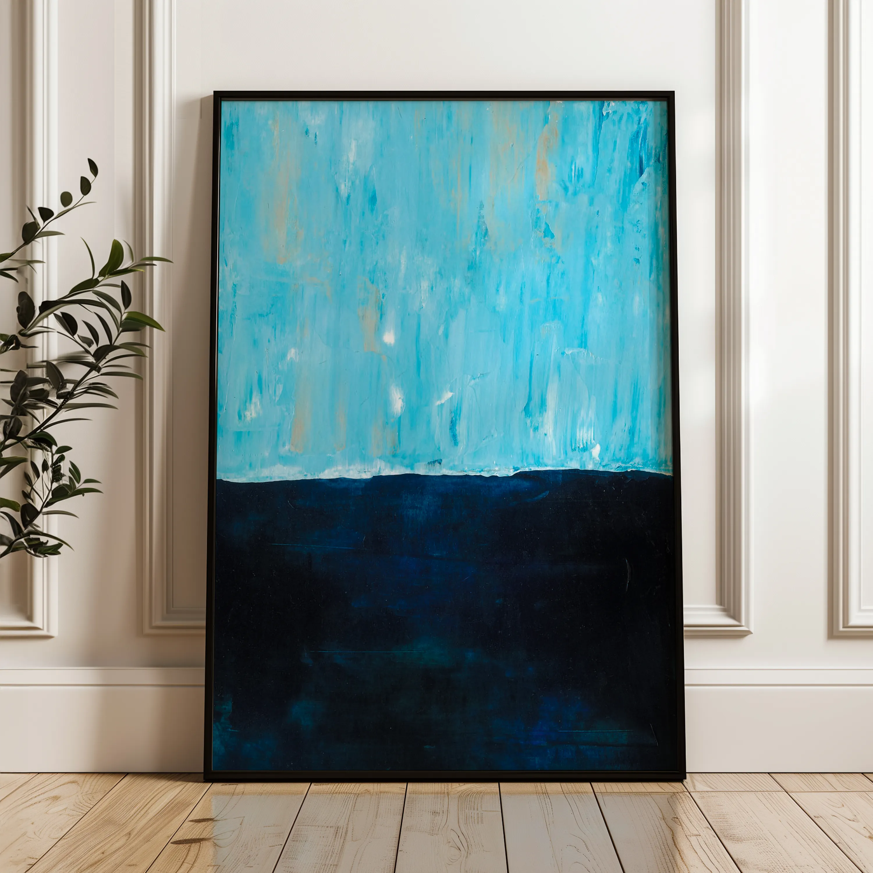 Abstract Canvas Wall Art WAD270-A 90 x 60 cm / Stretched on hidden frame