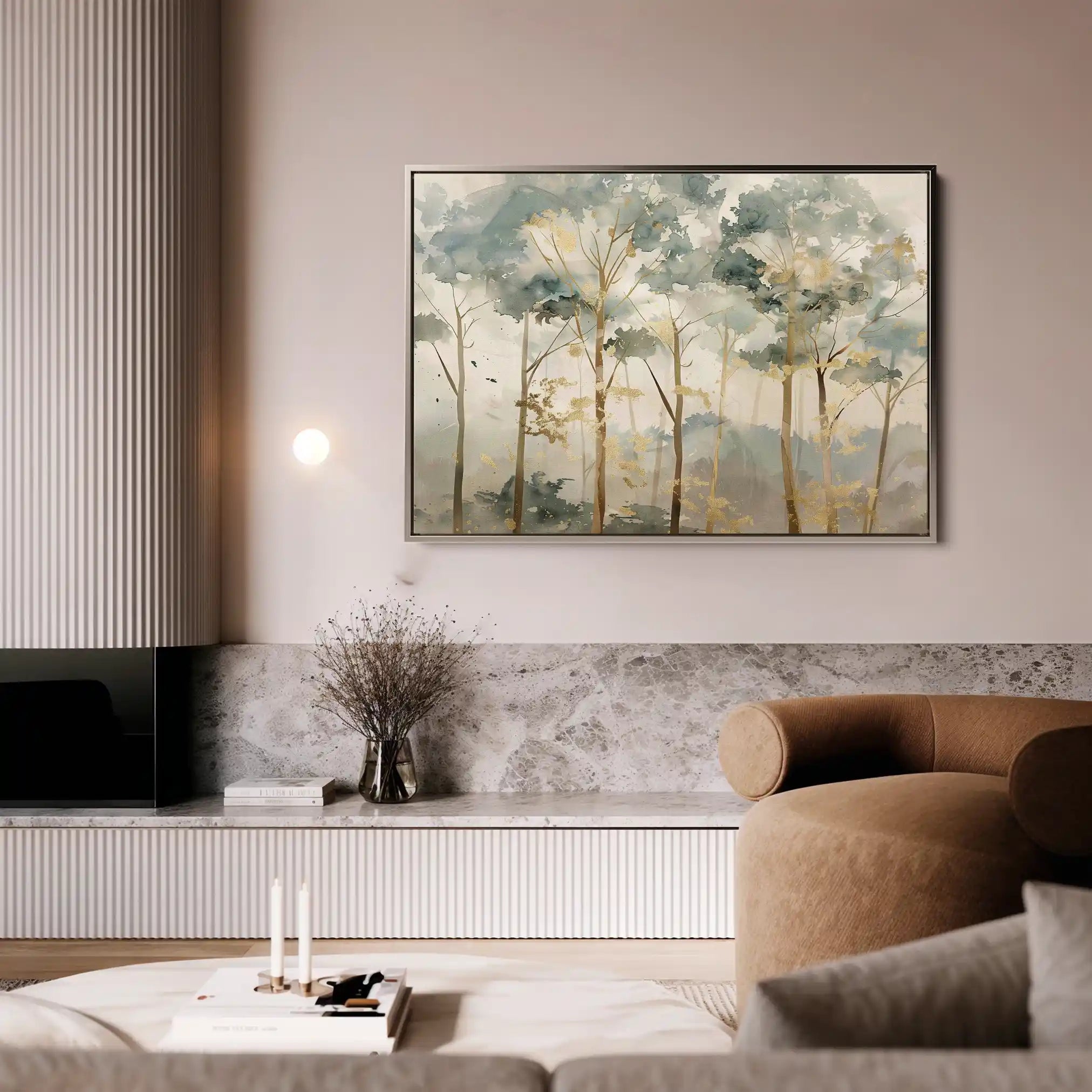 Floral Canvas Wall Art WAD270-F 90 x 60 cm / Stretched on hidden frame