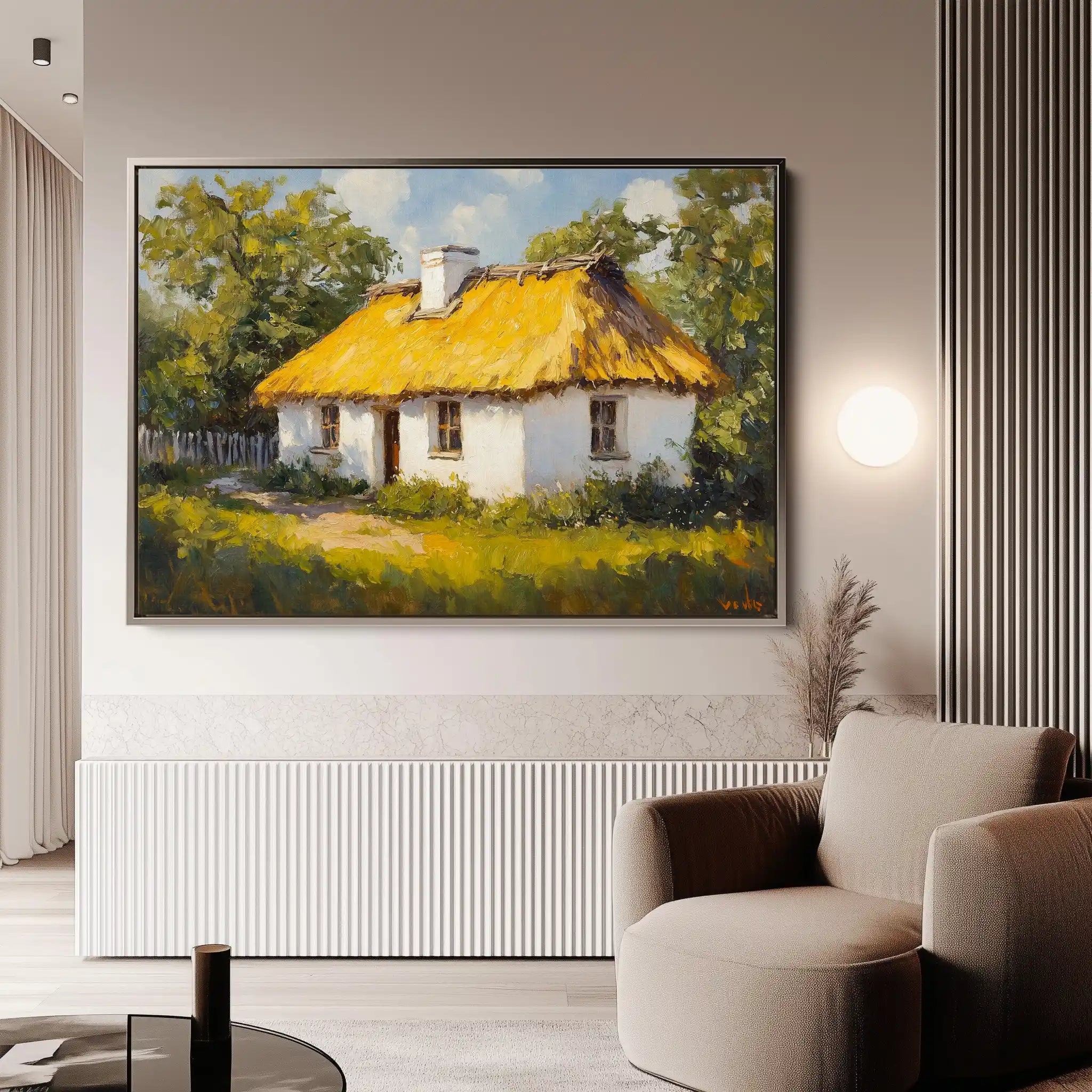 Landscape 270 Canvas Art 90 x 60 cm / Stretched on hidden frame