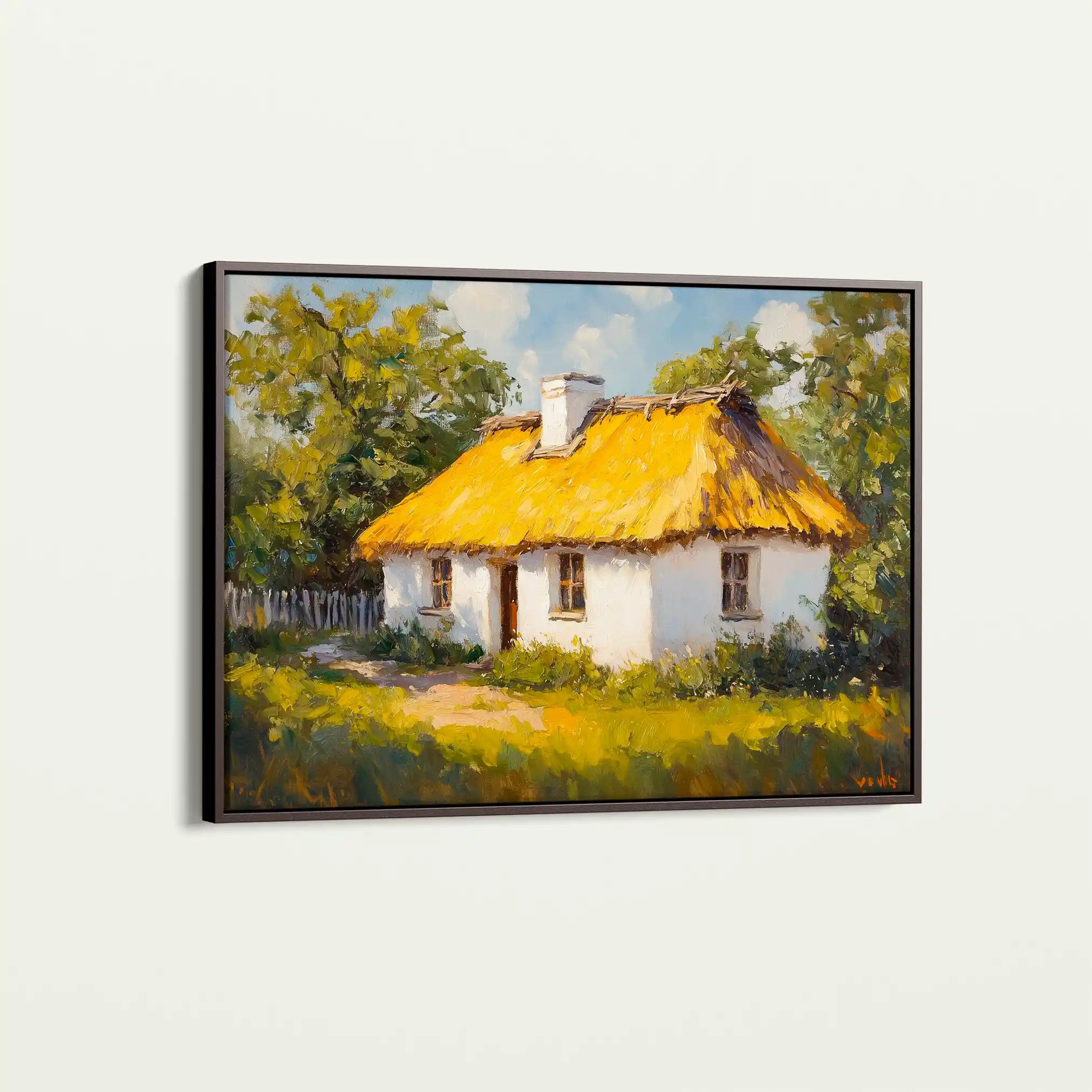 Landscape 270 Canvas Art 90 x 60 cm / Stretched on hidden frame