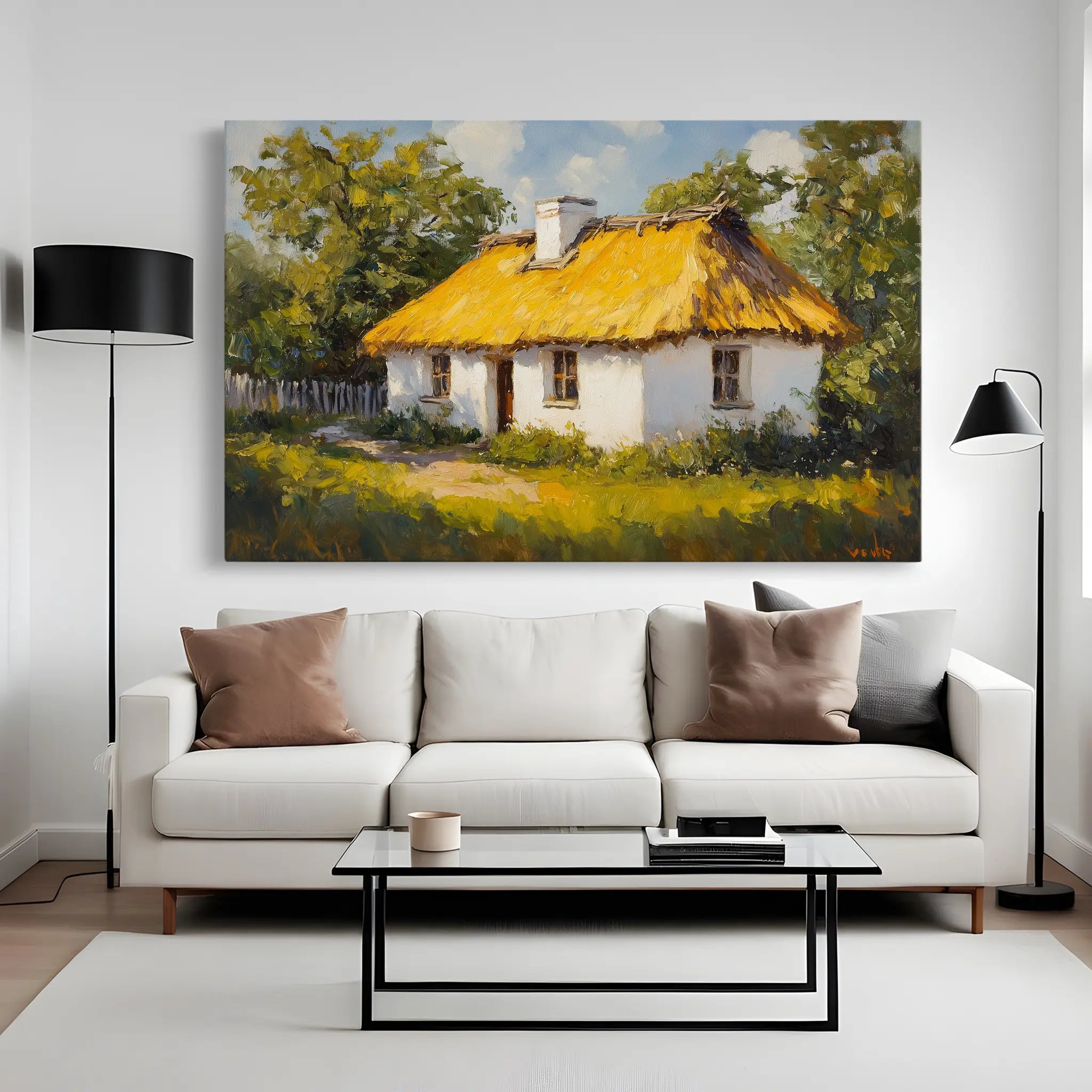 Landscape Canvas Wall Art WAD270-L 90 x 60 cm / Stretched on hidden frame