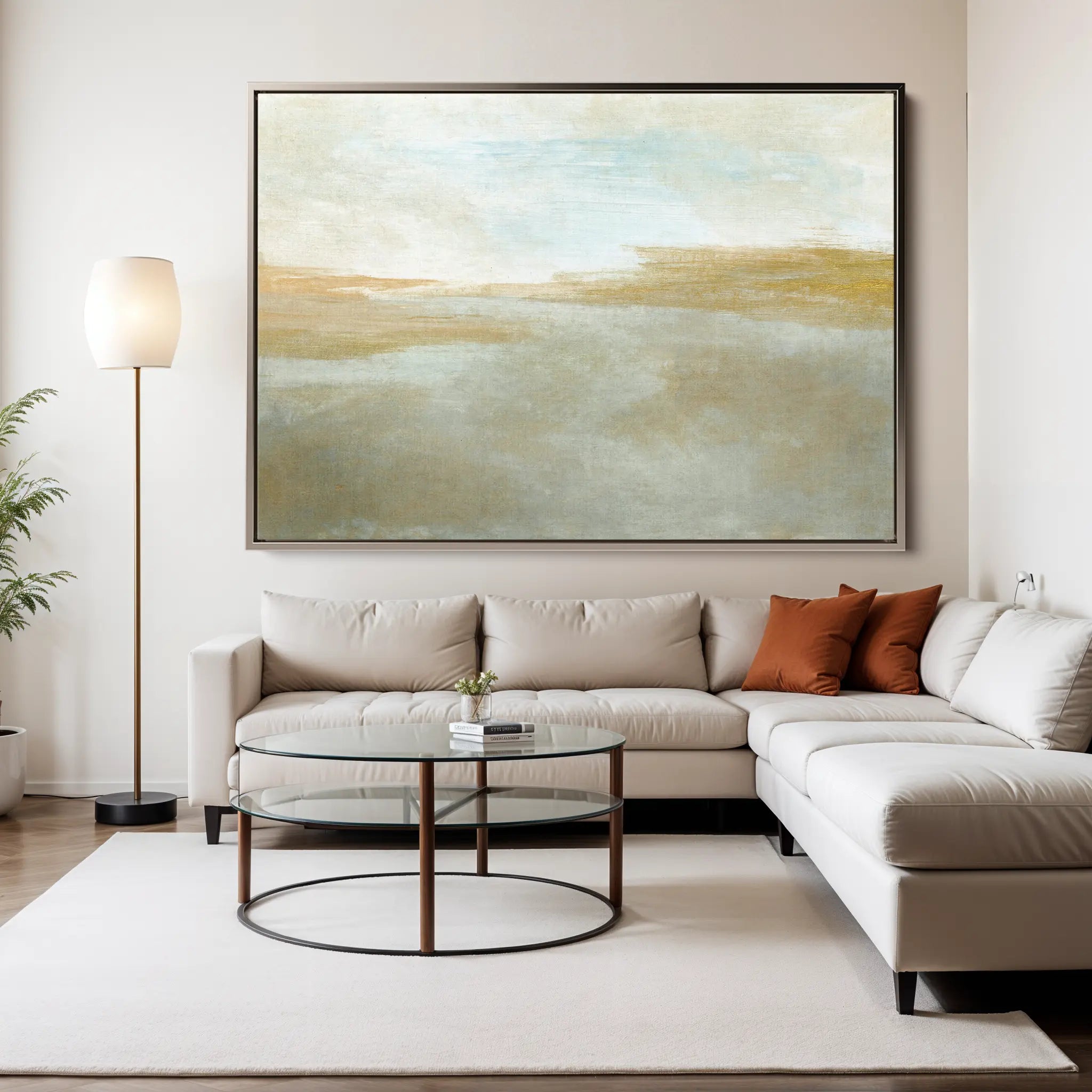 Abstract Canvas Wall Art WAD271-A 90 x 60 cm / Stretched on hidden frame