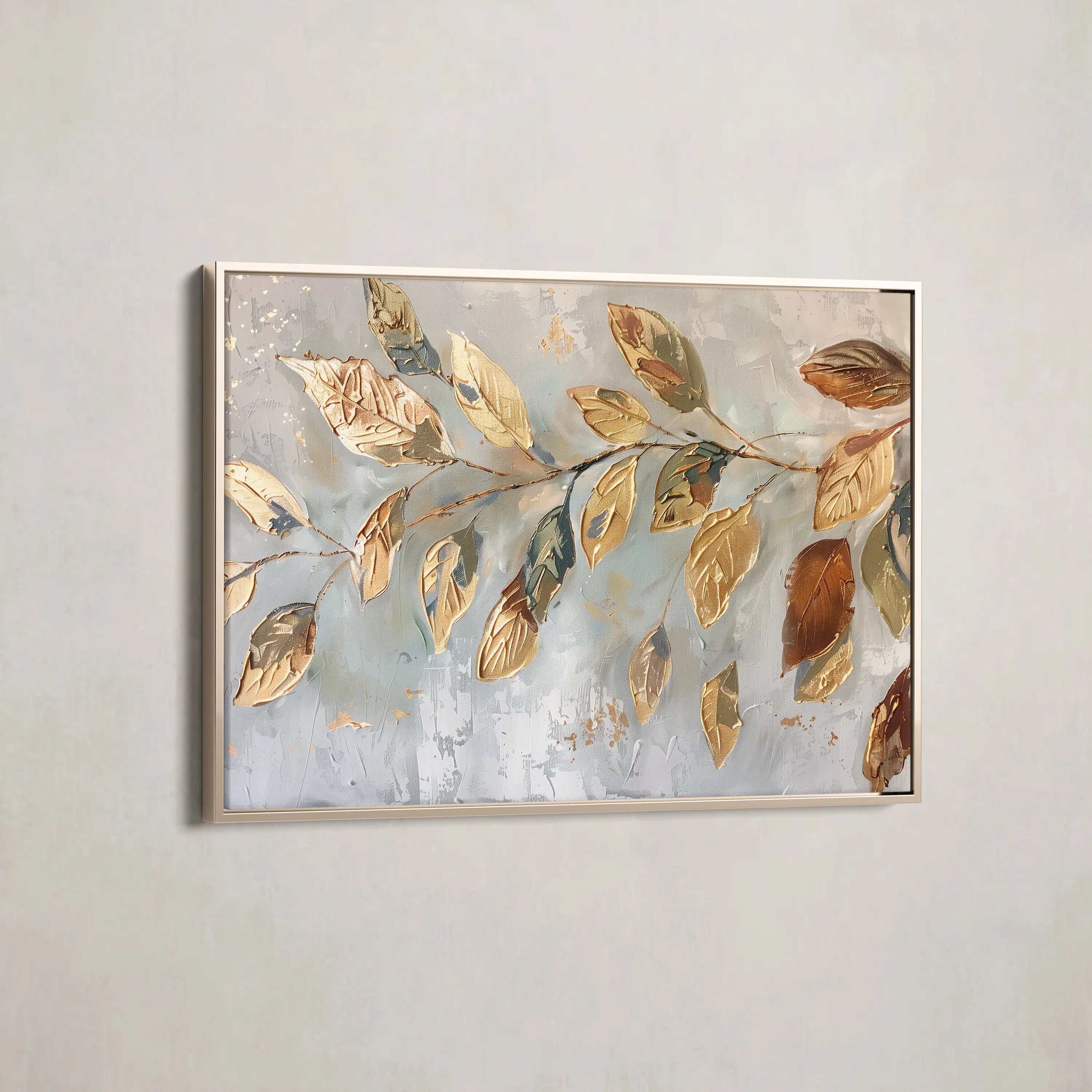 Floral Canvas Wall Art WAD271-F 90 x 60 cm / Stretched on hidden frame