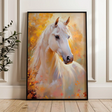 Horses 271 Canvas Art 90 x 60 cm / Stretched on hidden frame
