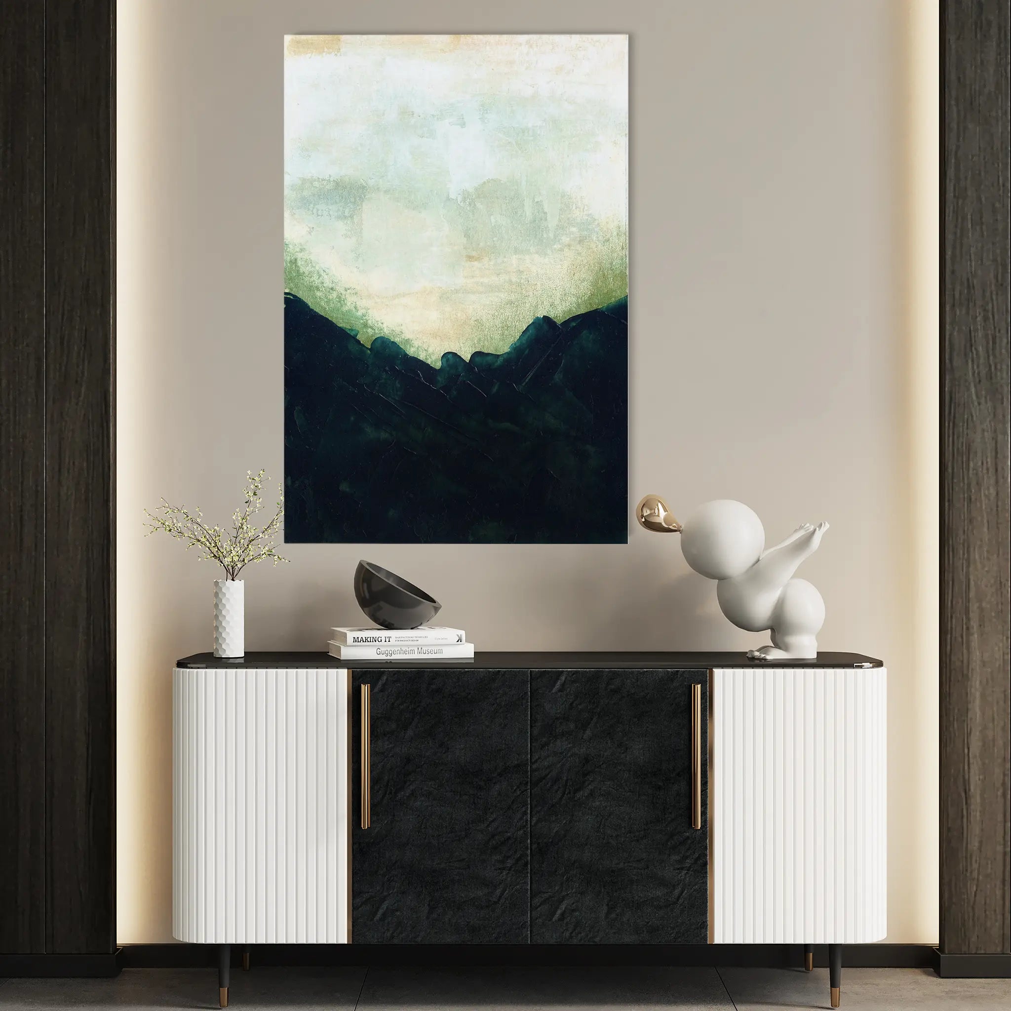 Abstract Canvas Wall Art WAD272-A 90 x 60 cm / Stretched on hidden frame