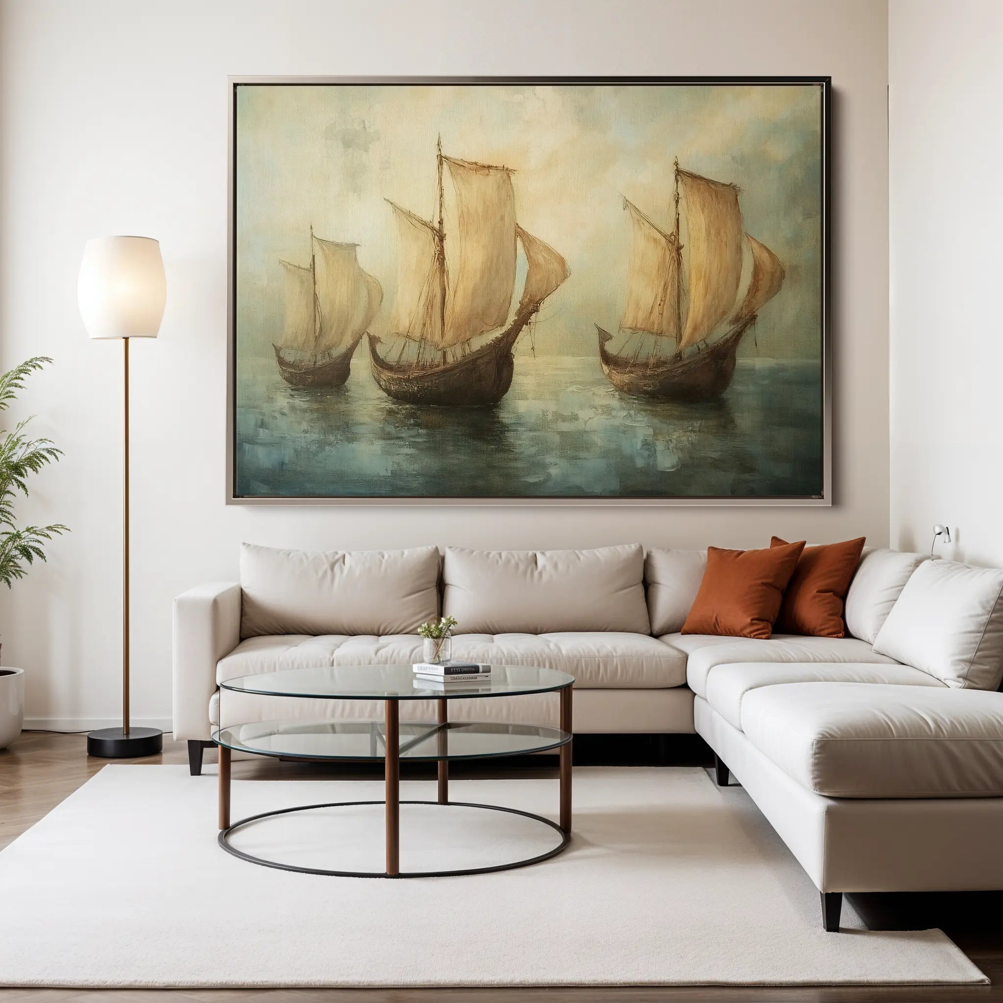 Landscape Canvas Wall Art WAD272-L 90 x 60 cm / Stretched on hidden frame