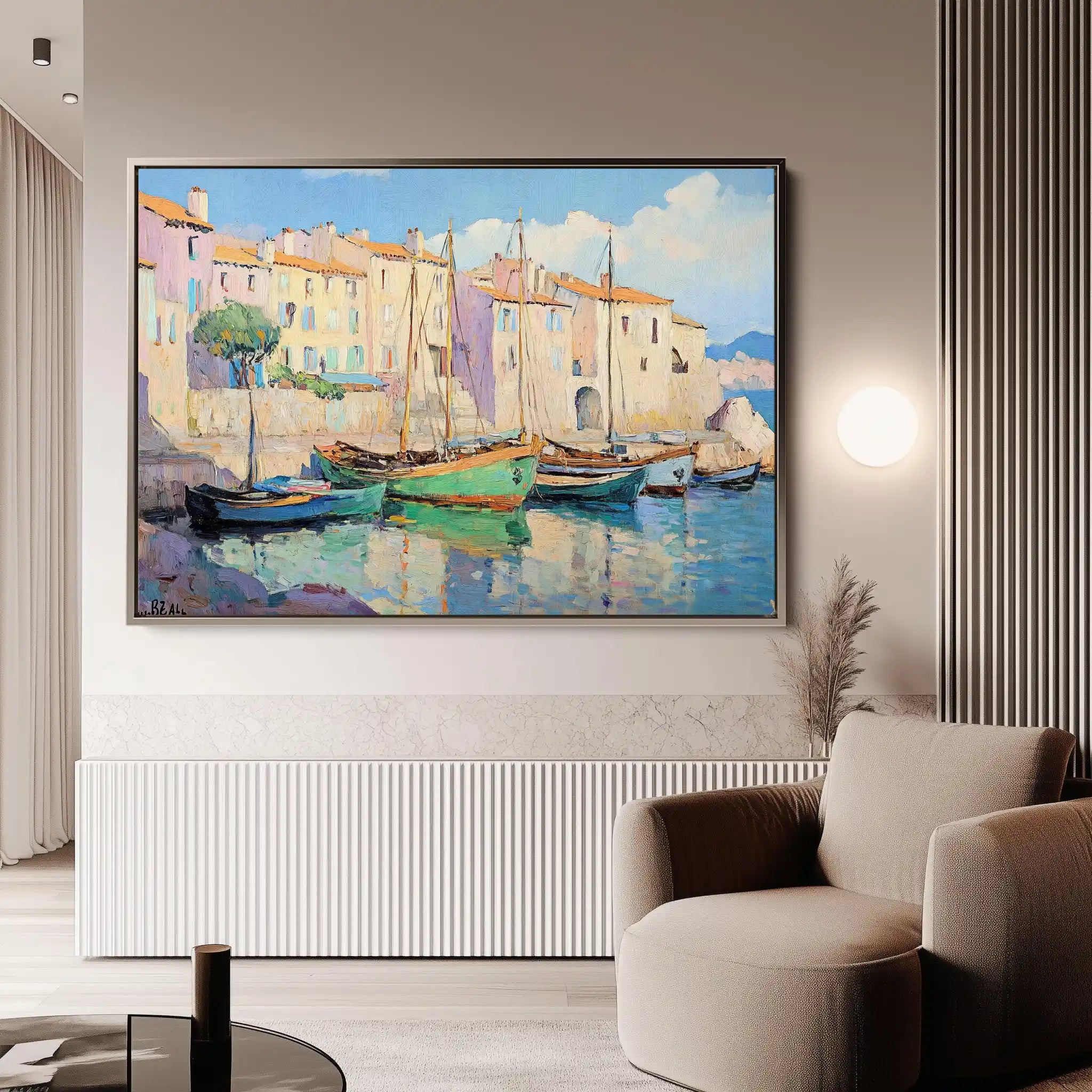 Landscape 273 Canvas Art 90 x 60 cm / Stretched on hidden frame