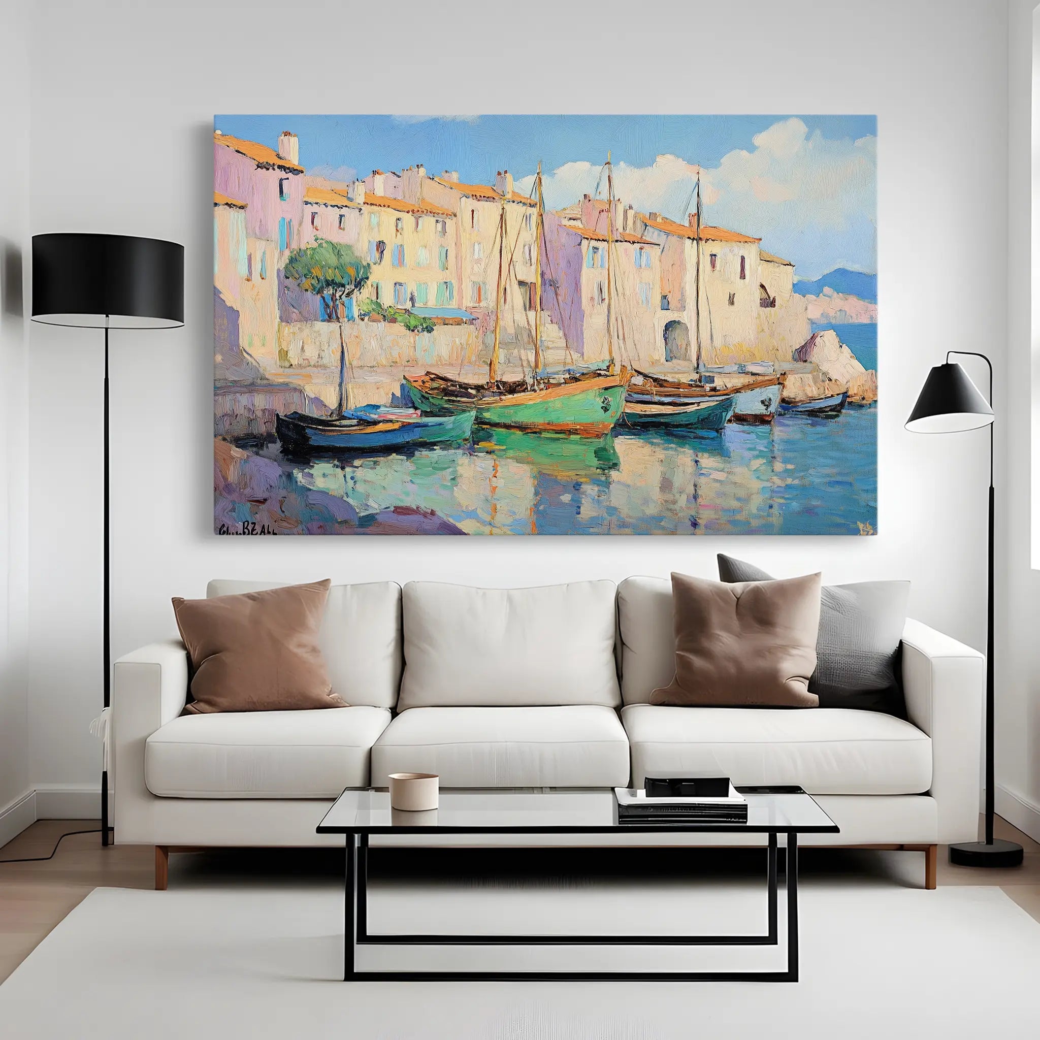 Landscape Canvas Wall Art WAD273-L 90 x 60 cm / Stretched on hidden frame