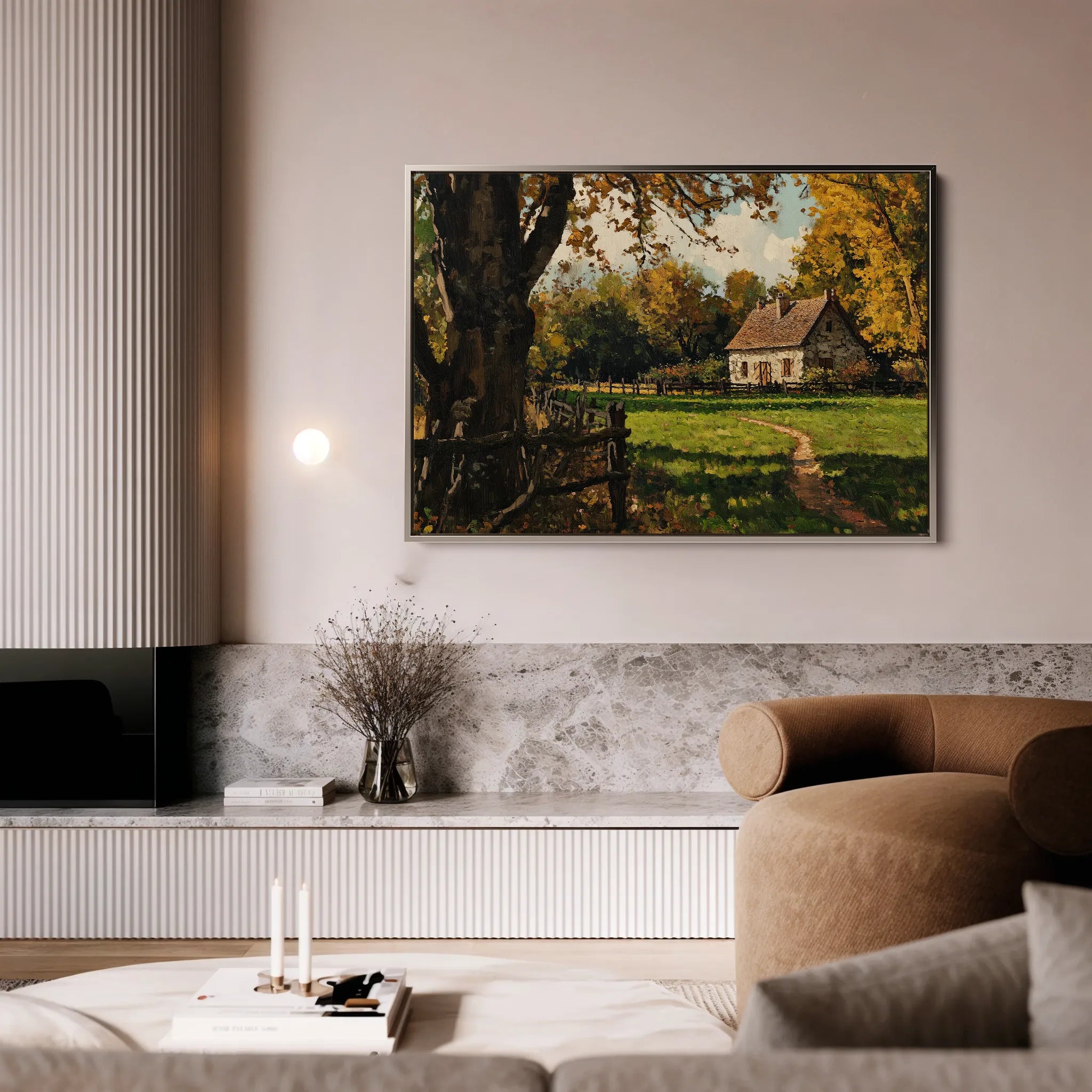 Landscape Canvas Wall Art WAD274-L 90 x 60 cm / Stretched on hidden frame